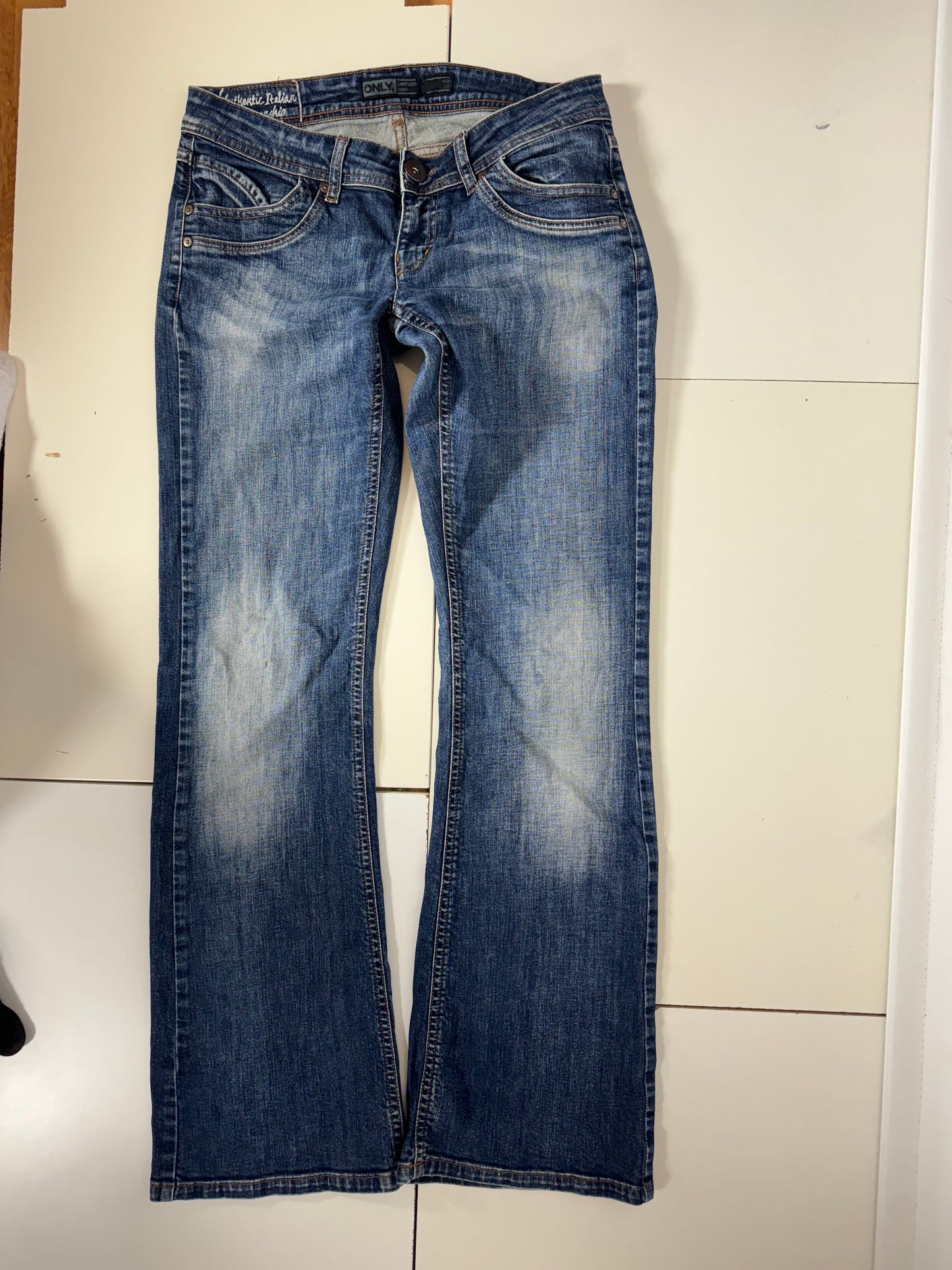 Lågmidjade jeans stl: S/M