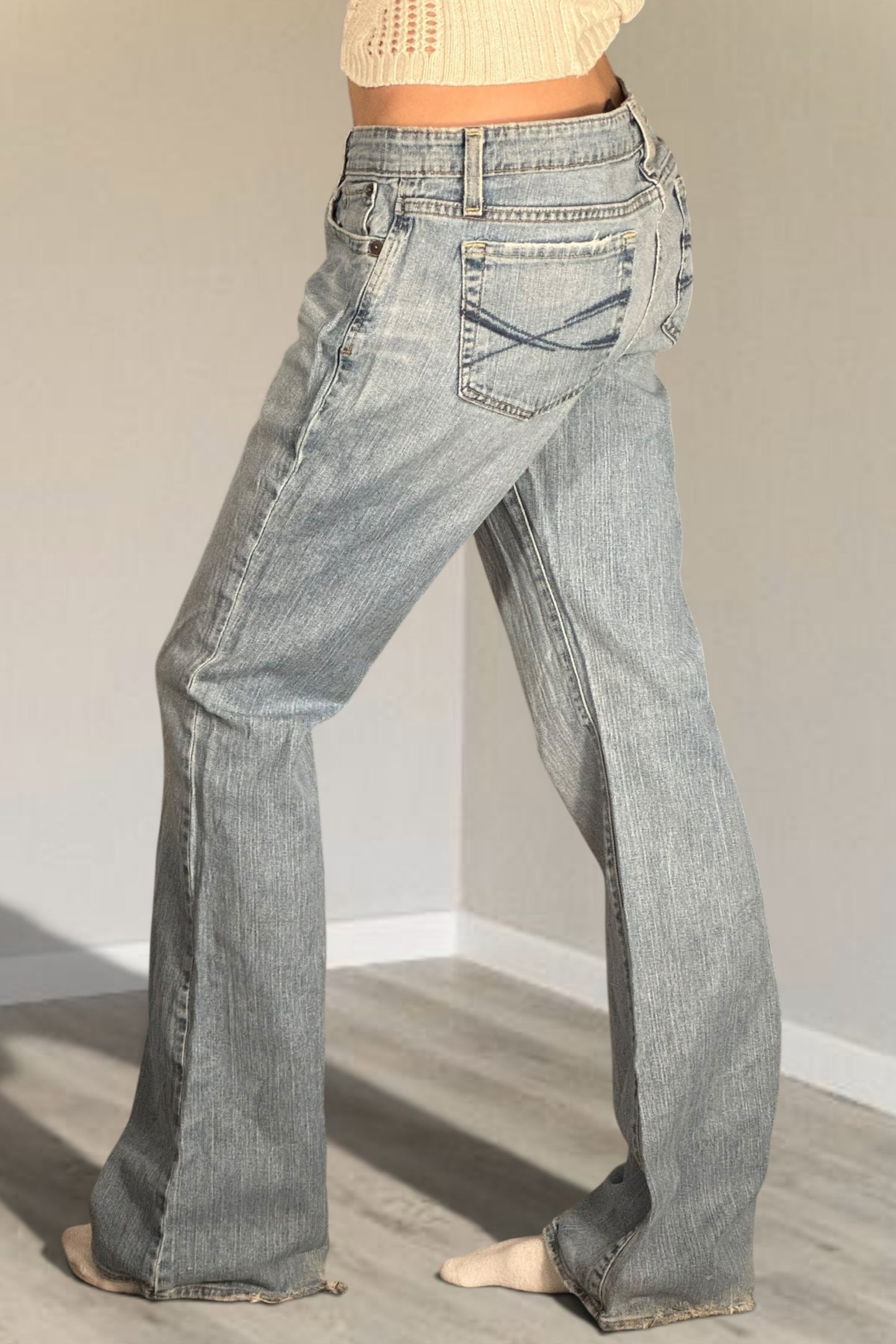 Lågmidjade jeans stl: S/M