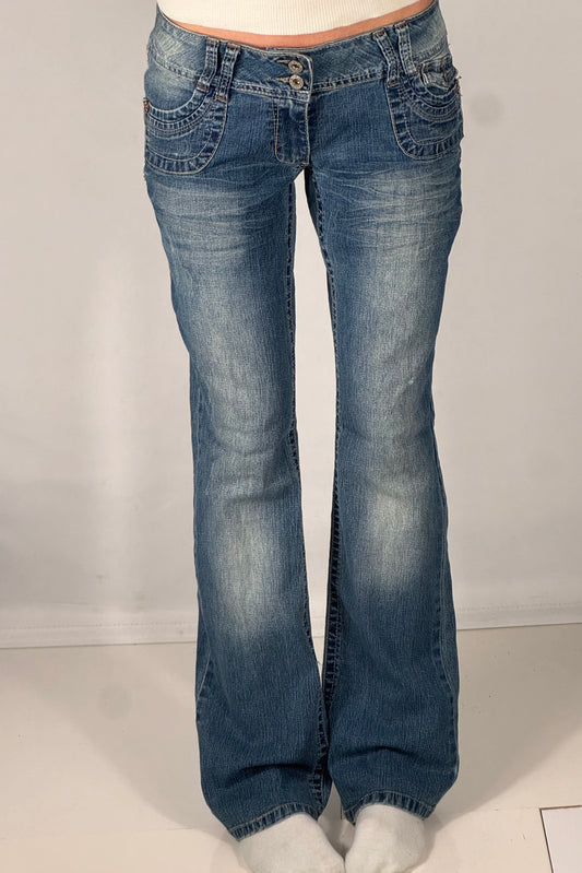 Lågmidjade jeans stl: S/M