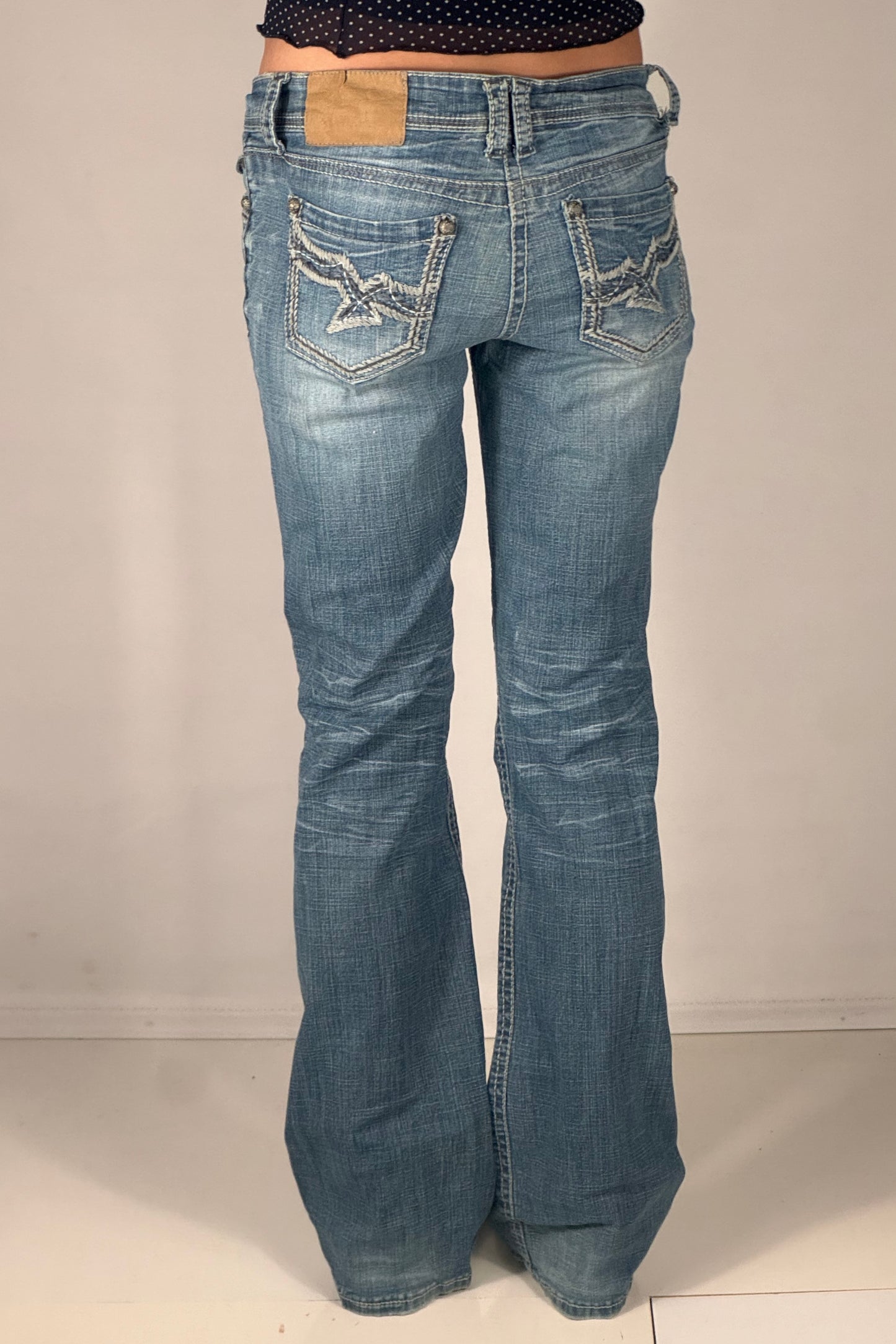 Lågmidjade jeans stl: S