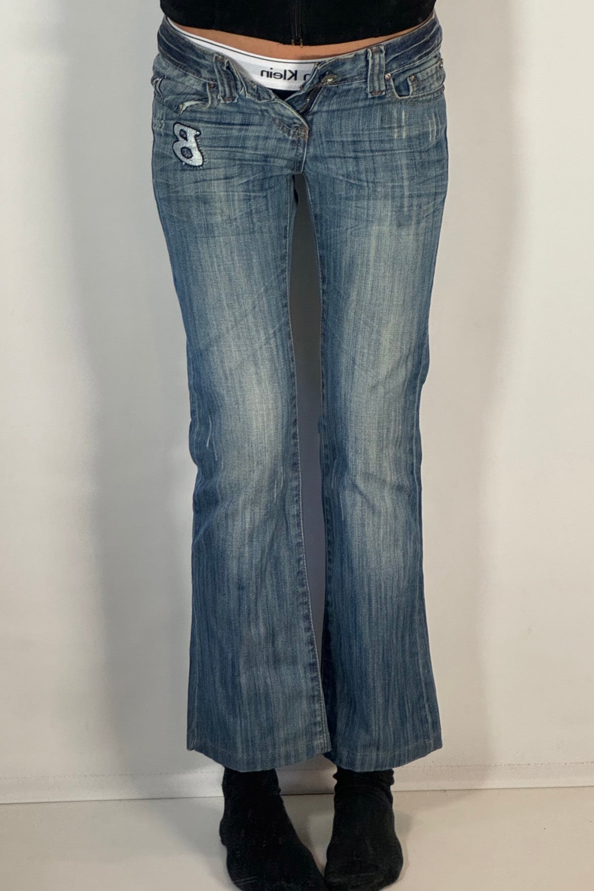 Lågmidjade jeans stl: XXS