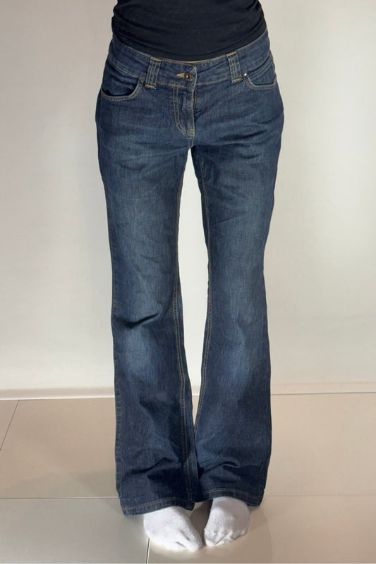 Utsvängda jeans–stl: S/M