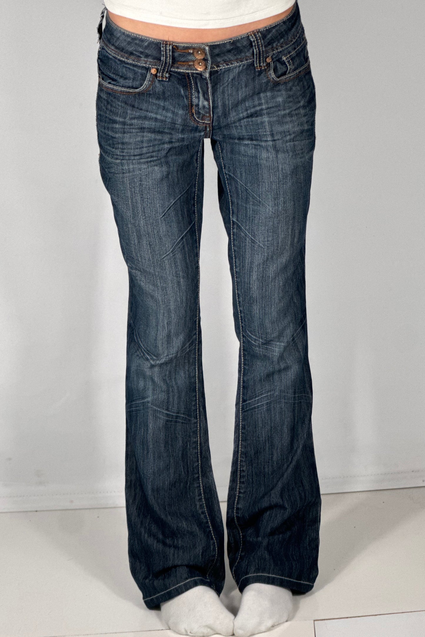 Lavtaljede jeans str: S/M