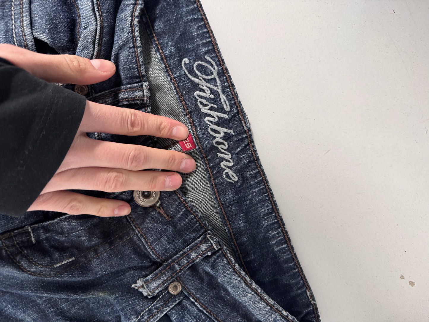 Lågmidjade jeans stl: S