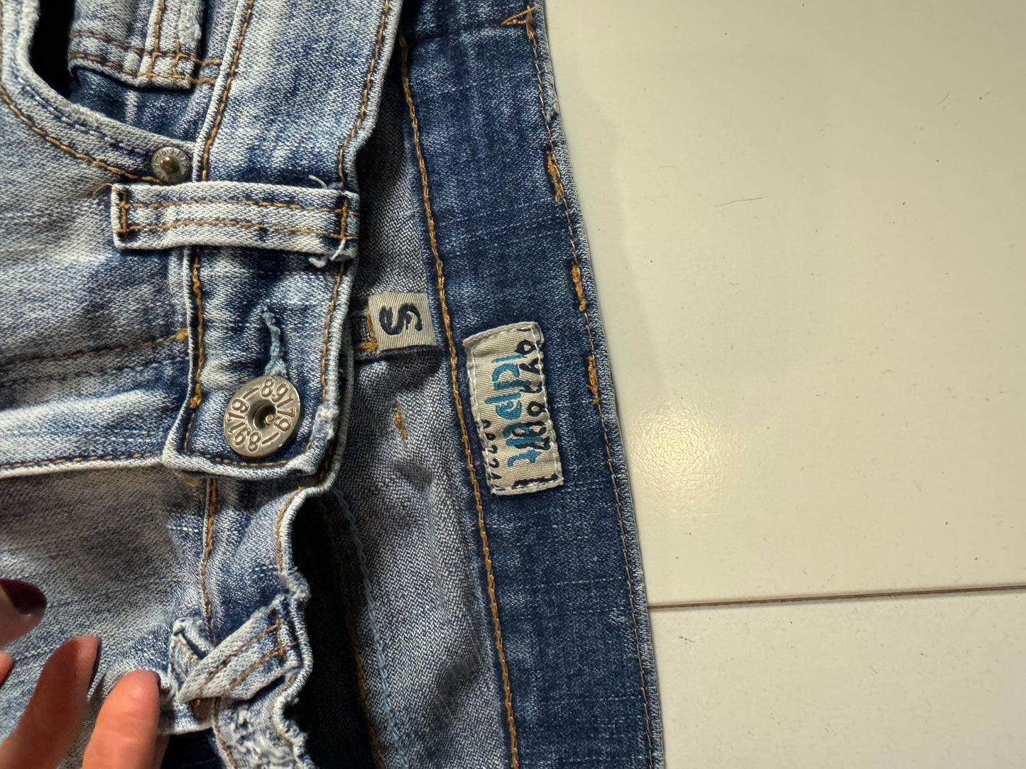 Lågmidjade jeans stl: S