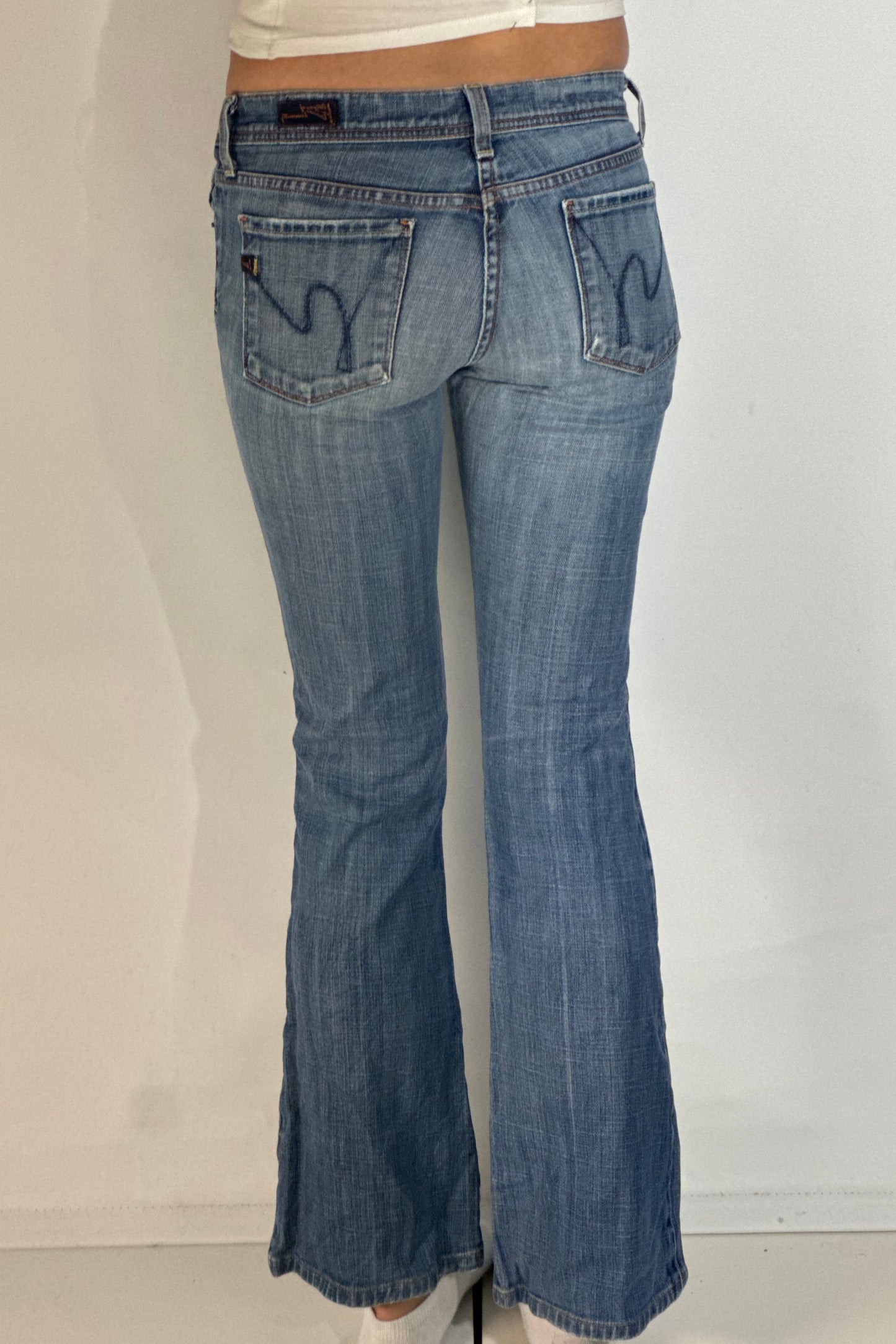 Lågmidjade jeans stl: XS