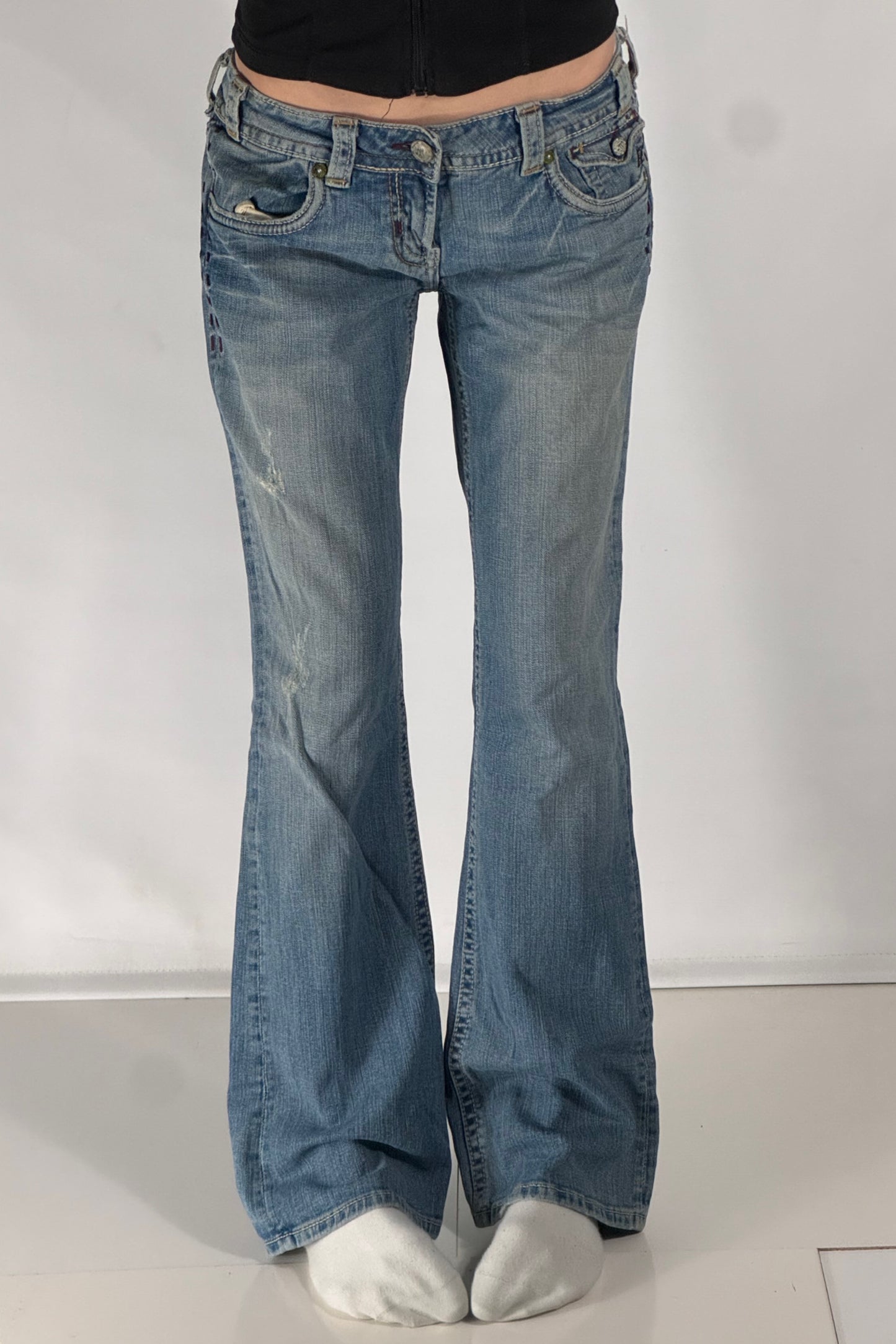 Lågmidjade jeans stl: M
