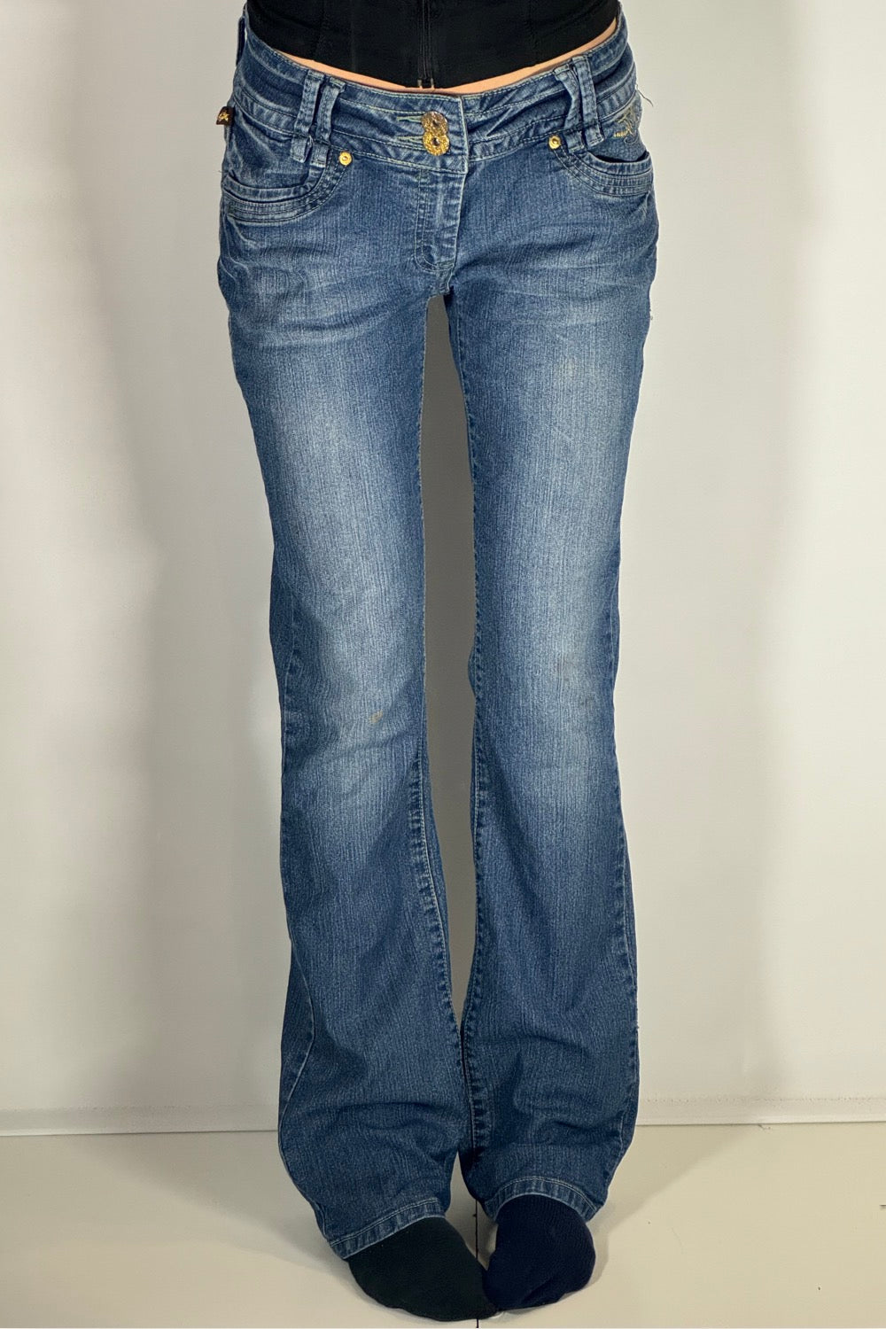Lågmidjade jeans stl: S