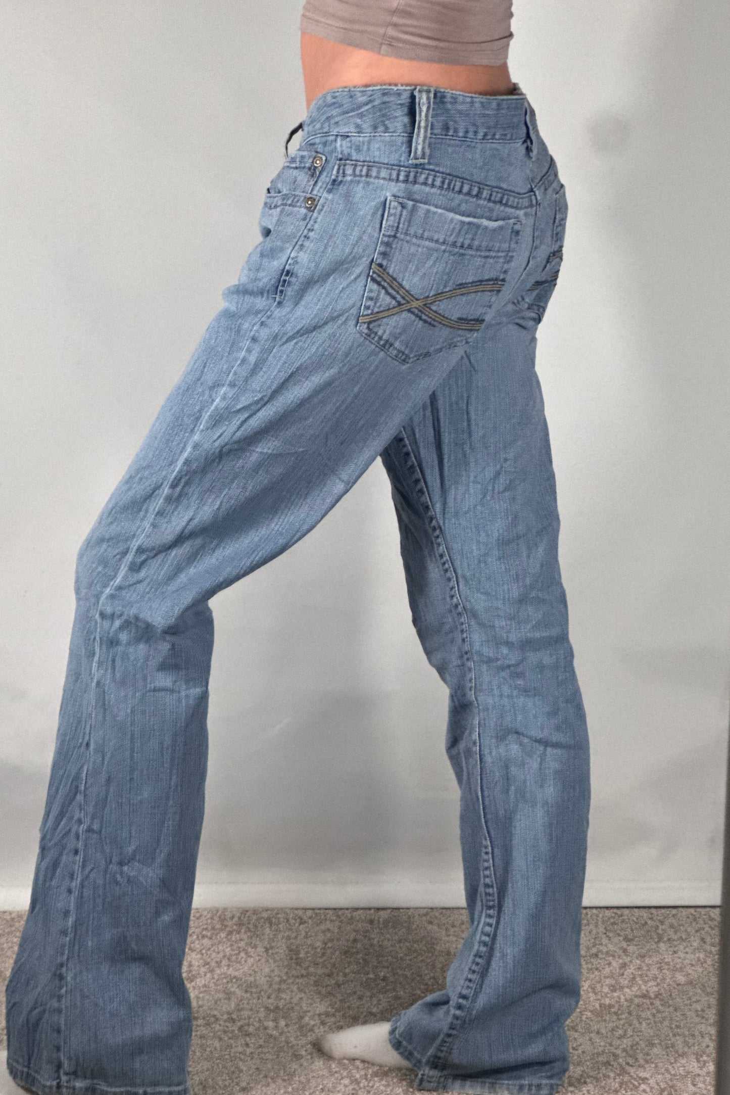 Lågmidjade jeans stl: M