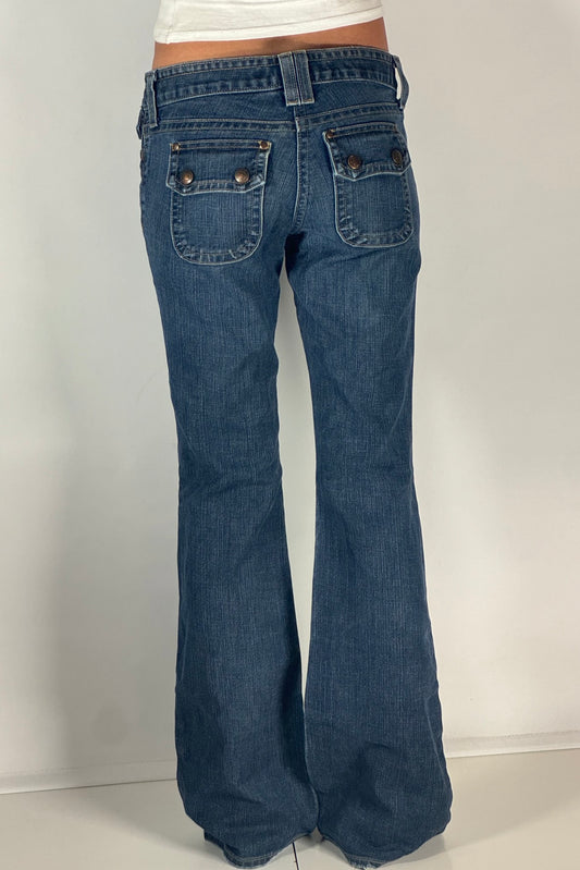 Lågmidjade jeans stl: S