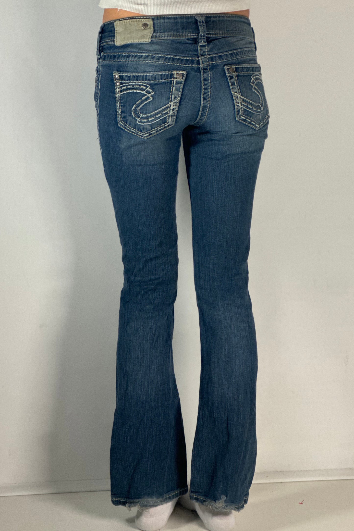 Lågmidjade jeans stl: XS