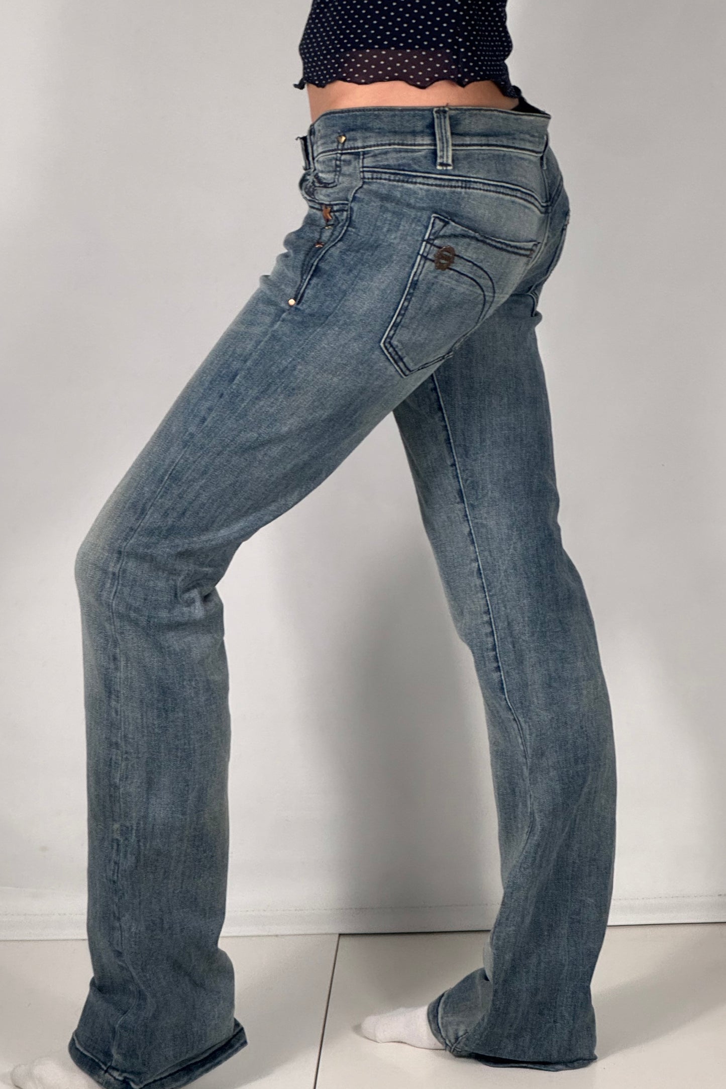 Lågmidjade jeans stl: S