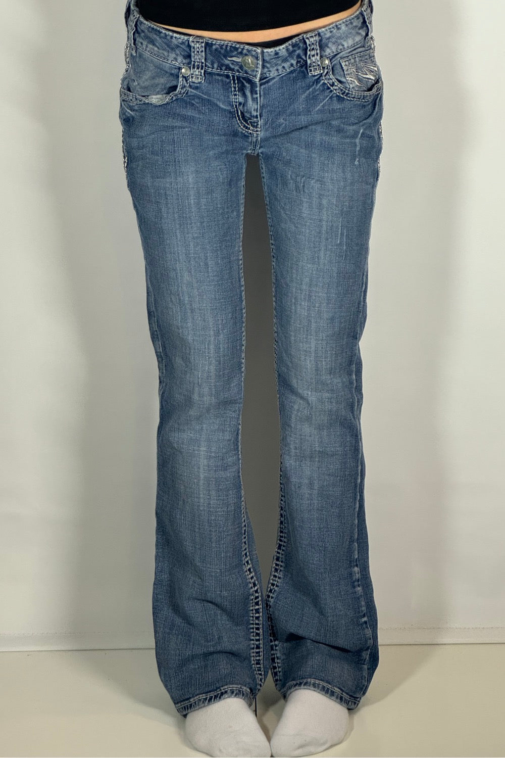 Lågmidjade jeans stl: M