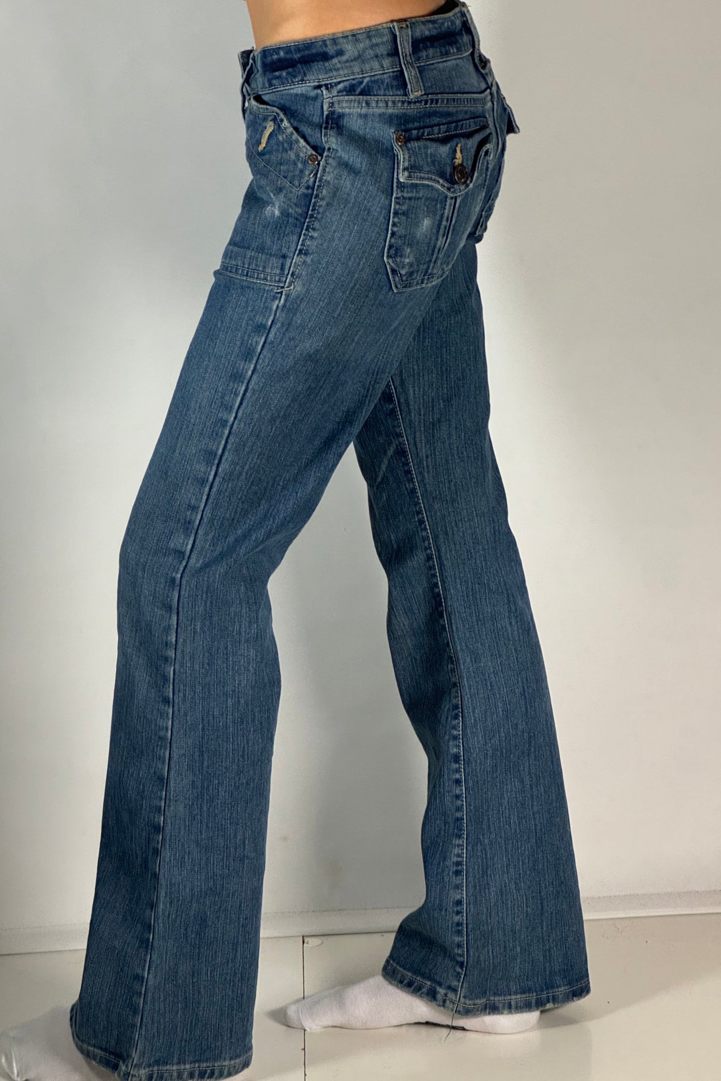 Lågmidjade jeans stl: XS