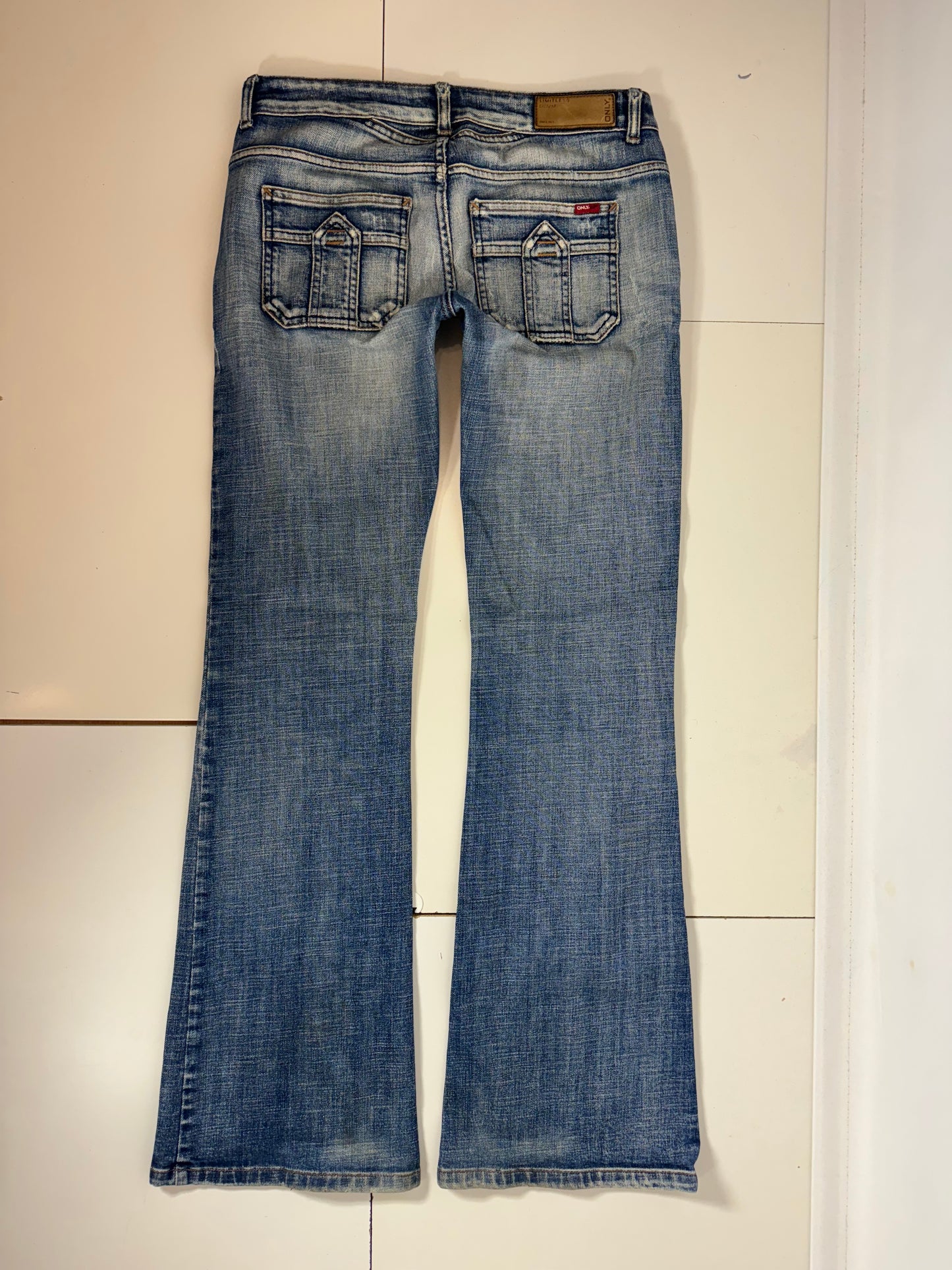 Lågmidjade jeans stl: S