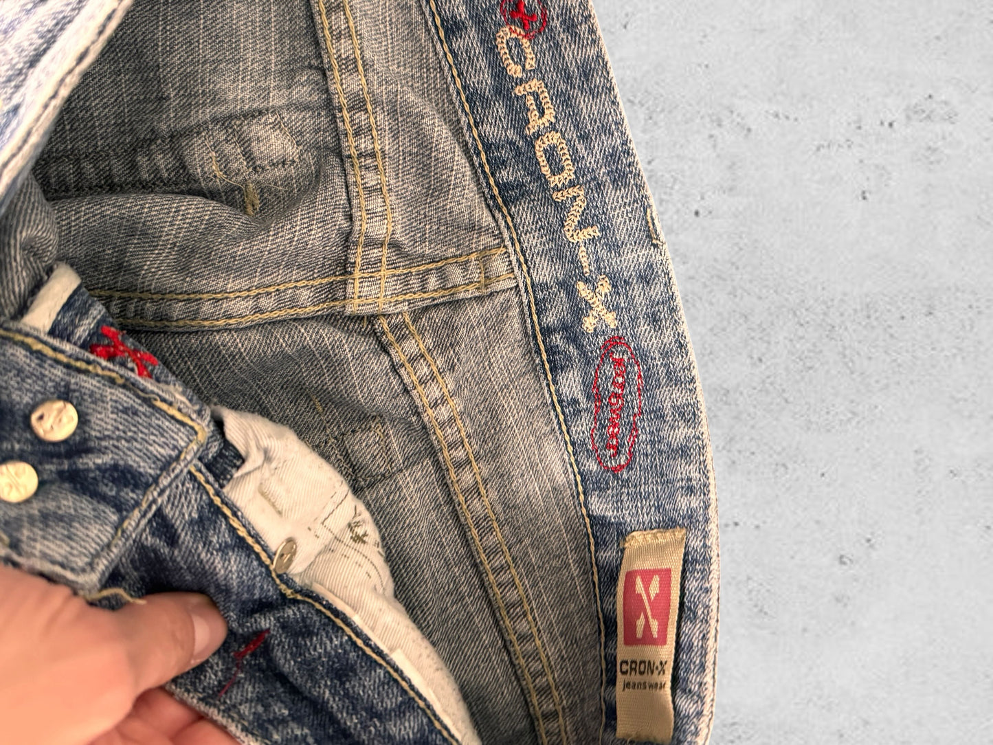 Lågmidjade jeans stl: S