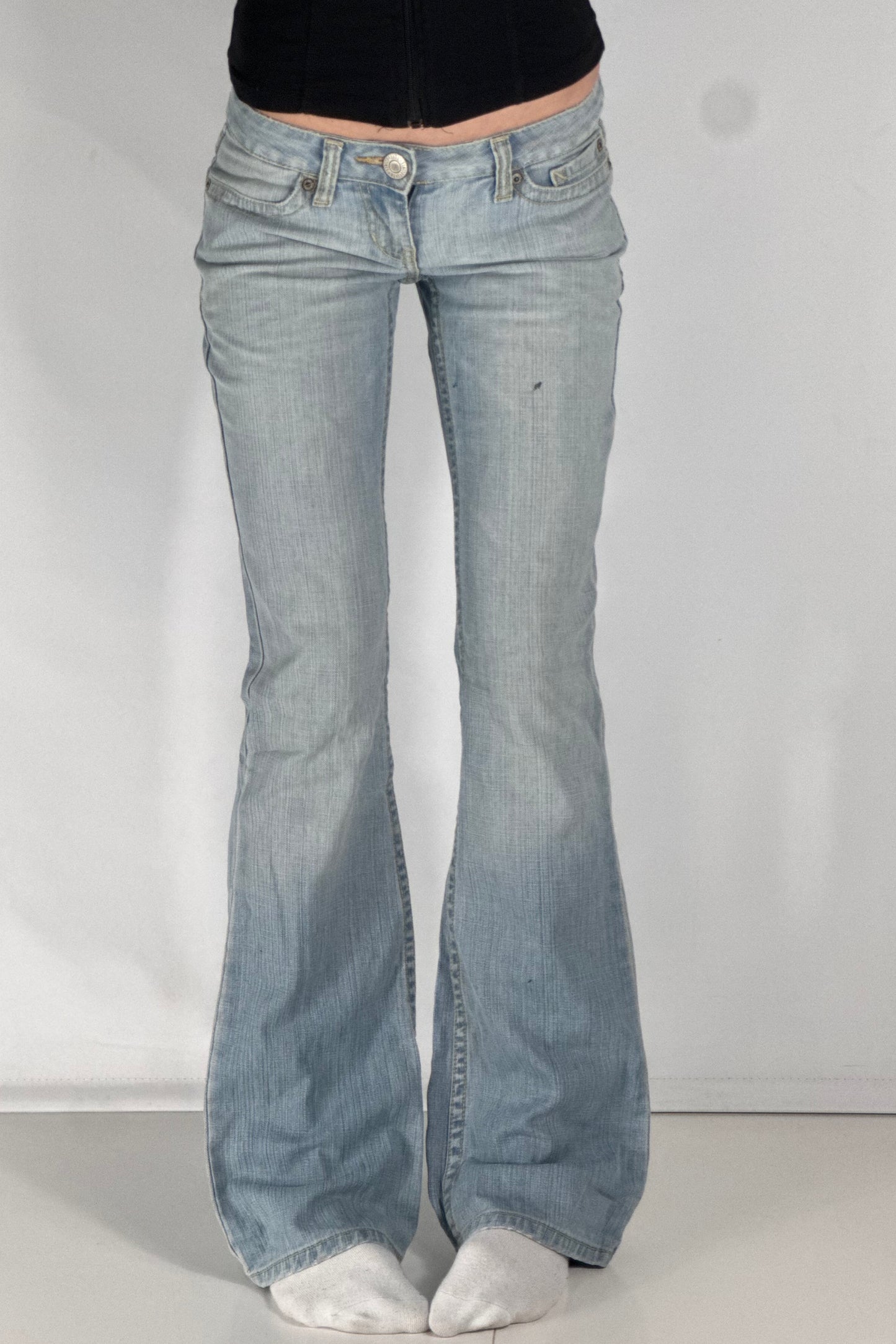 Lavlivede jeans str: XXS