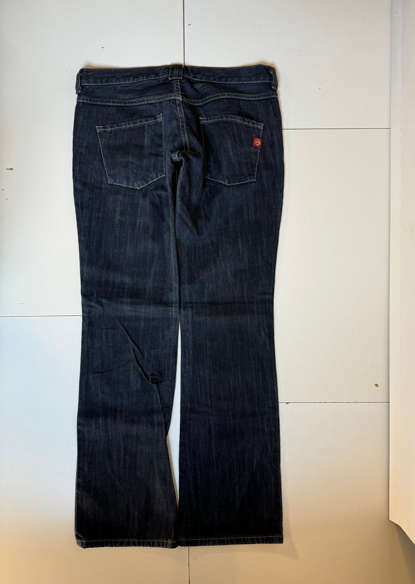 Lågmidjade jeans–stl: S