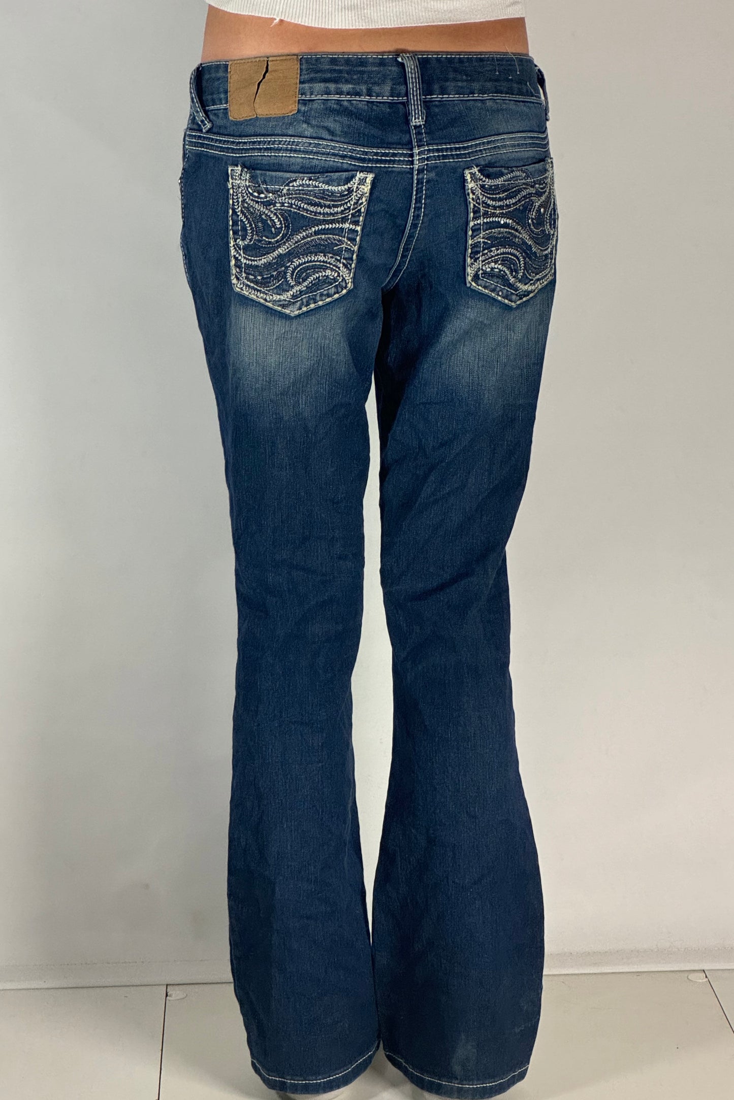 Lågmidjade jeans stl: S