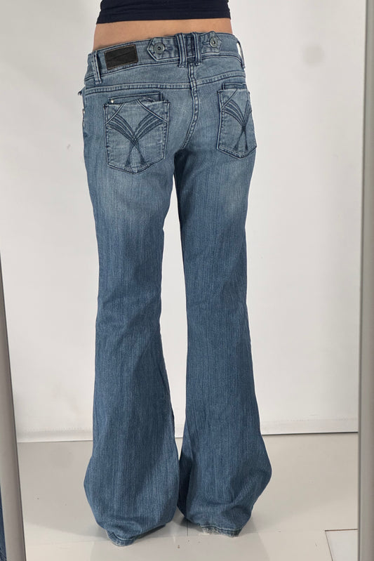 Lågmidjade jeans stl: S