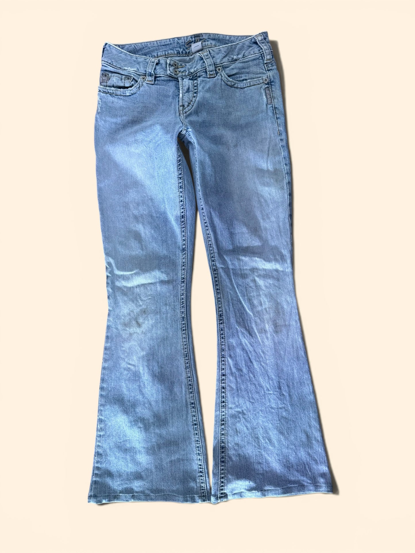 Lågmidjade jeans stl: S