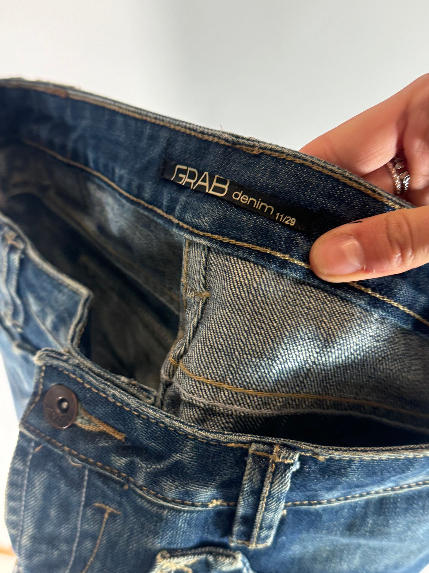 Lågmidjade jeans stl: M