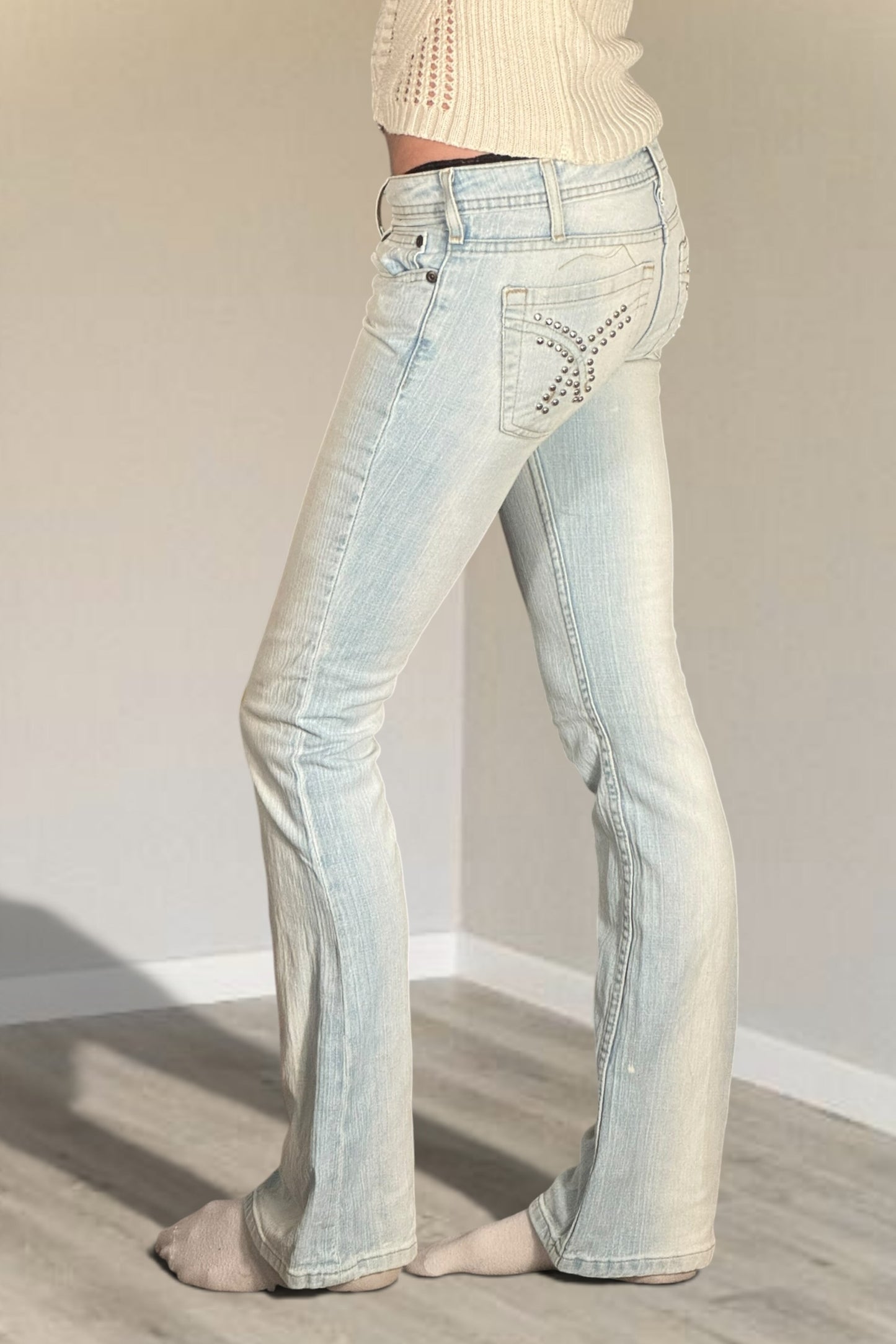 Lågmidjade jeans stl: XXS