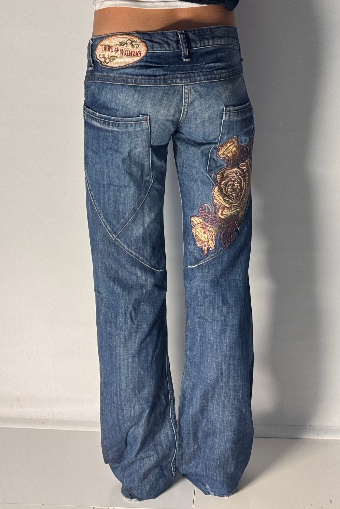 Lågmidjade jeans stl: XS