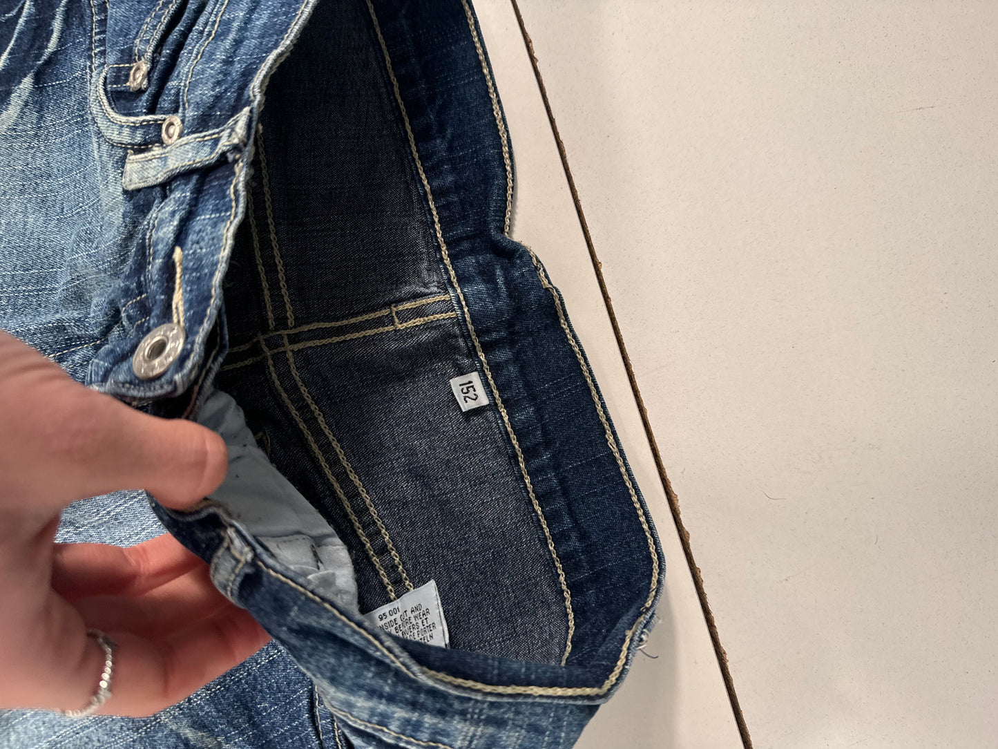 Utsvingte jeans str: XXS