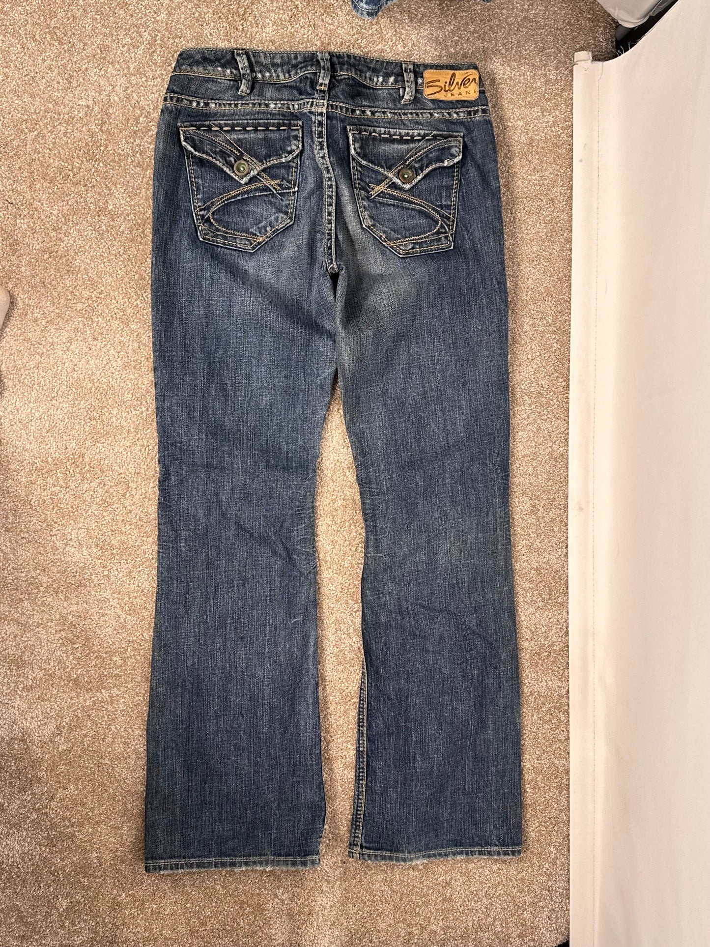 Lågmidjade jeans stl: S