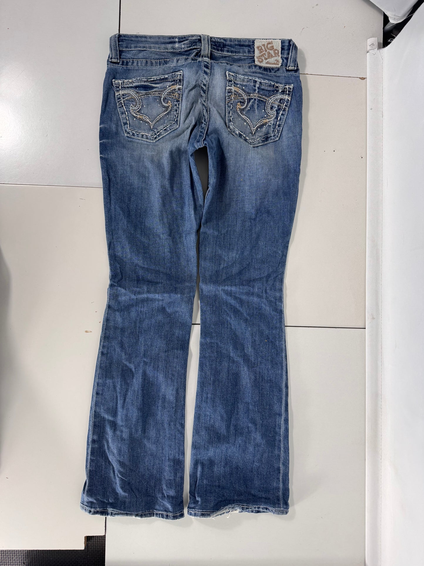 Lågmidjade jeans stl: S