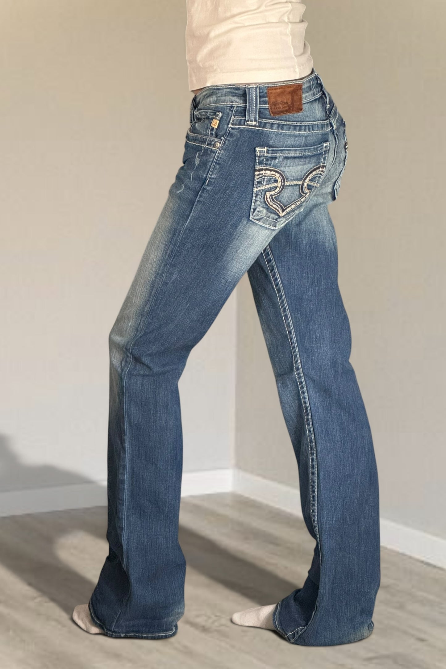 Lågmidjade jeans stl: S