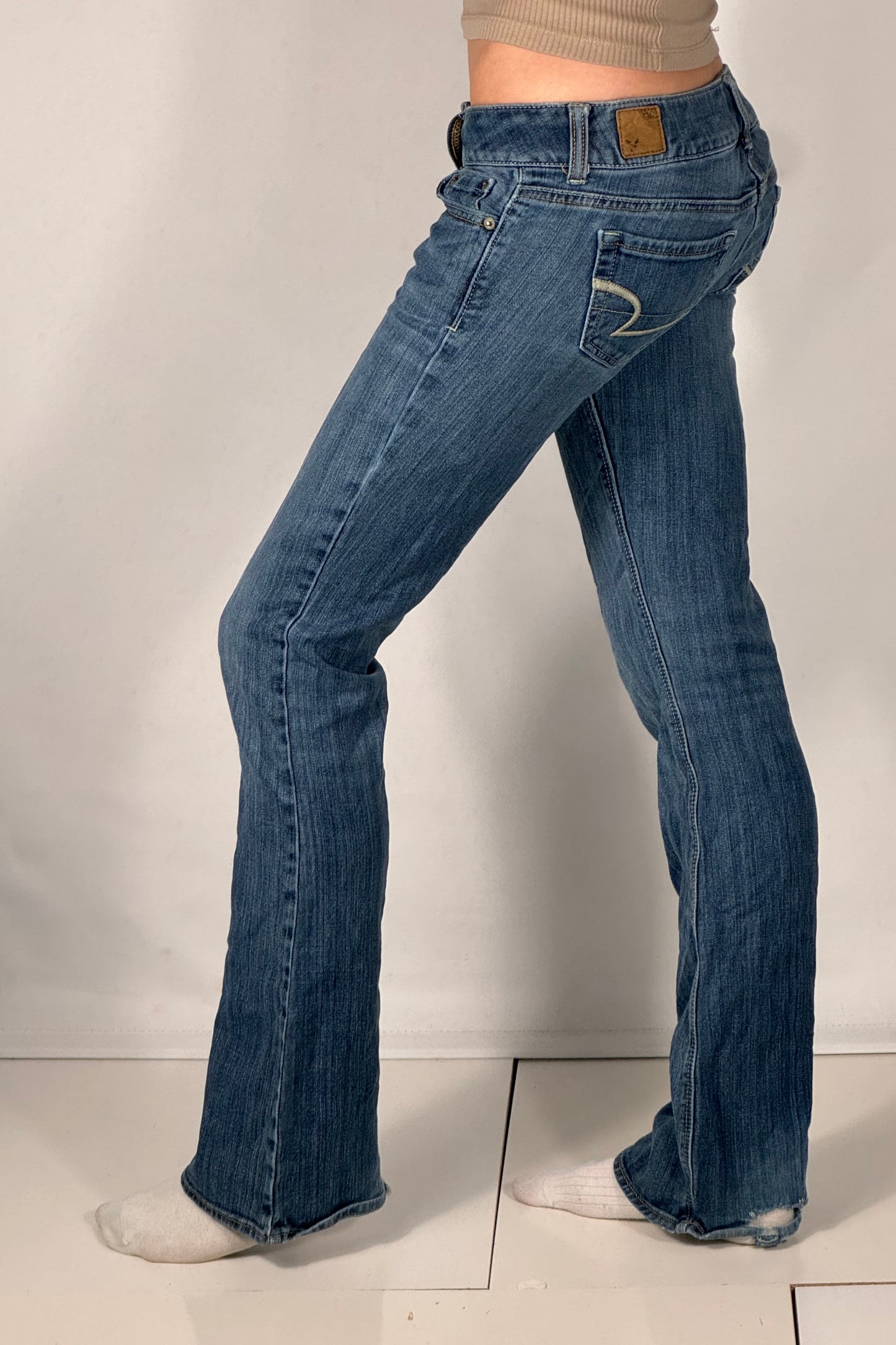 Lågmidjade jeans stl: XS/S
