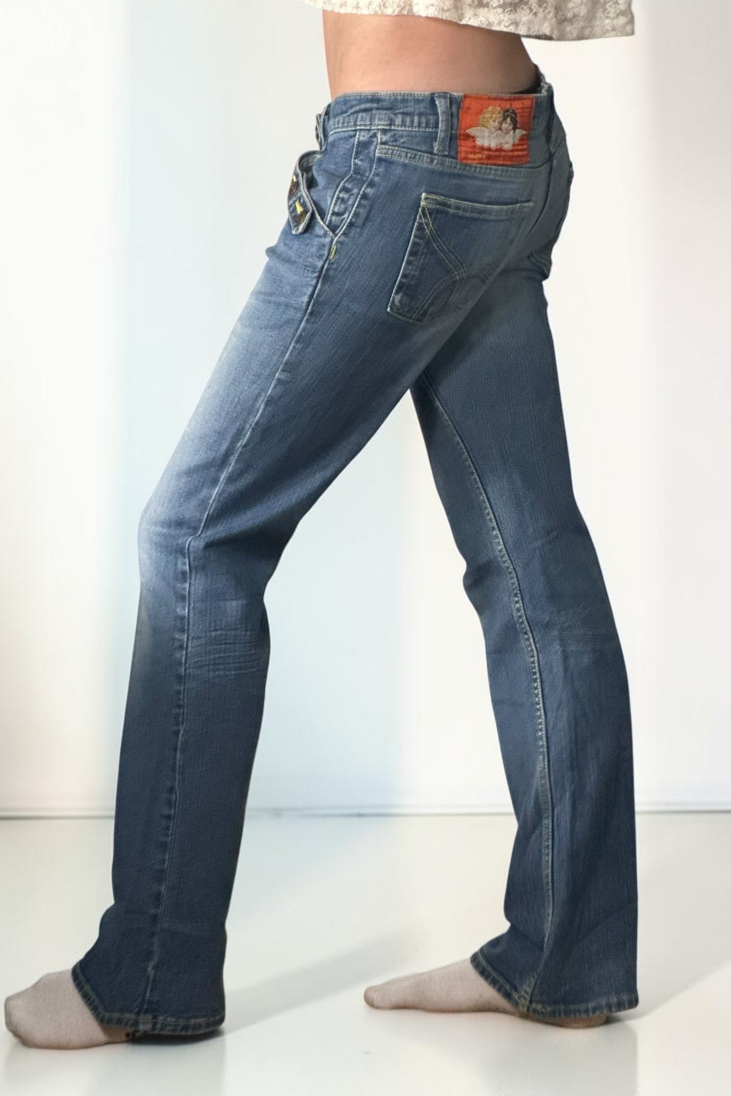 Lågmidjade jeans stl: S