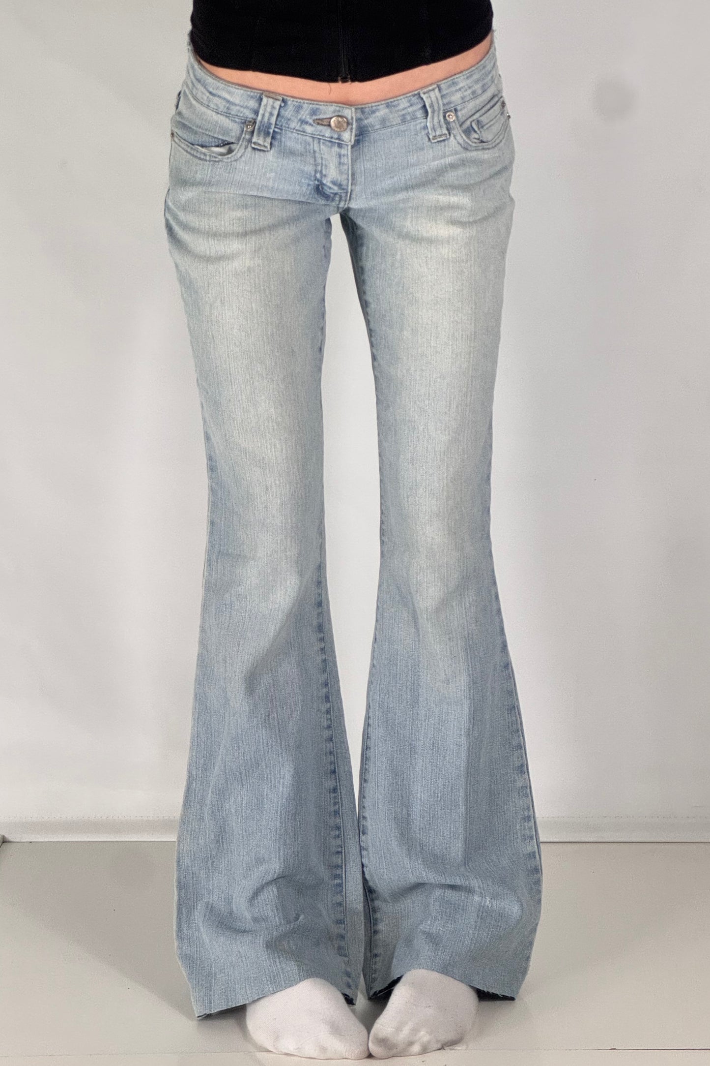 Lågmidjade jeans stl: S