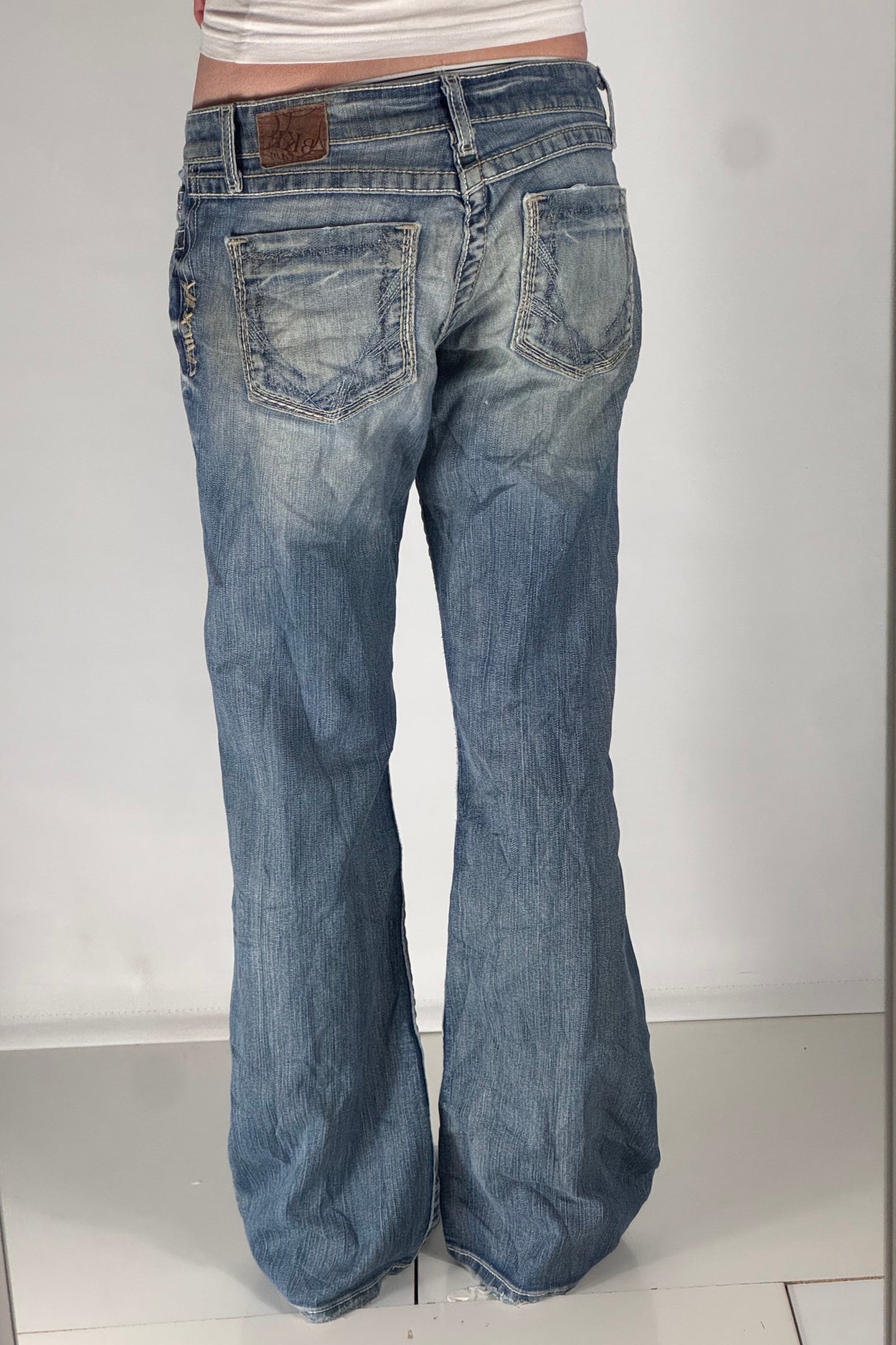 Lågmidjade jeans stl: S