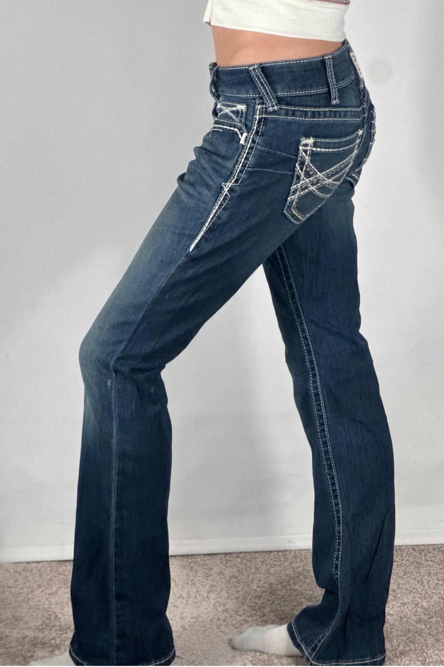 Lågmidjade jeans stl: XS