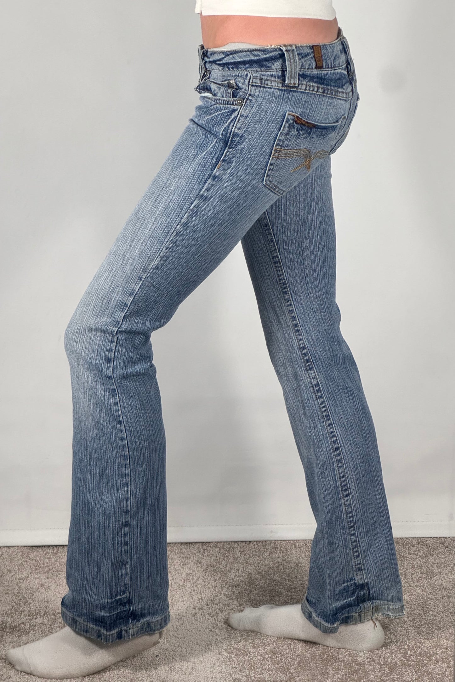 Lågmidjade jeans stl: XXS