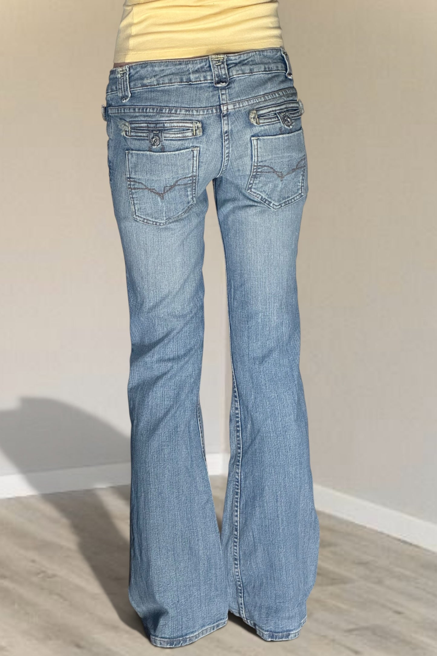 Lågmidjade jeans stl: S