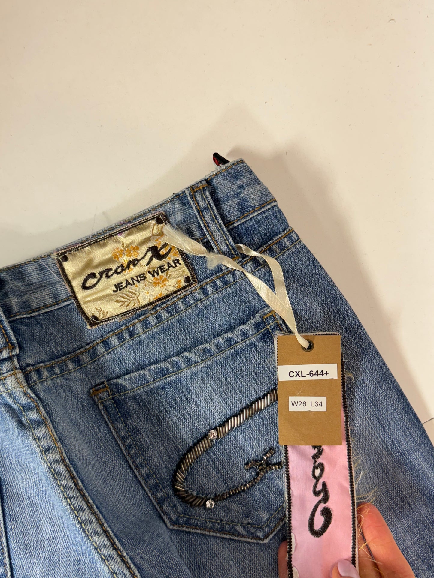 Lågmidjade jeans stl: S