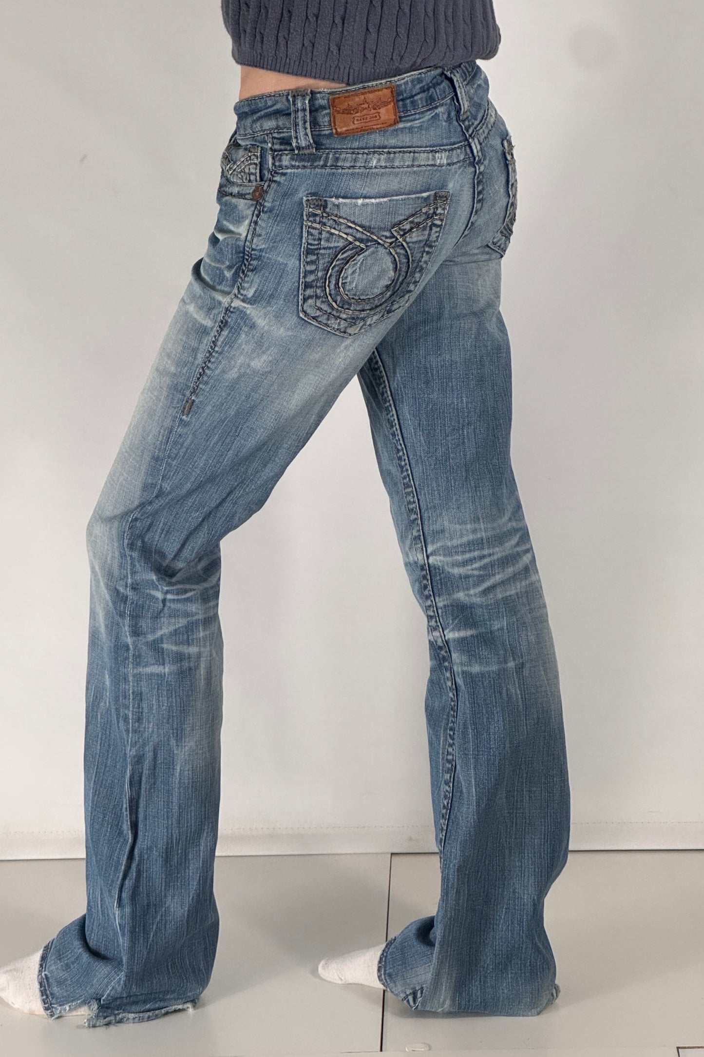 Lågmidjade jeans stl: XS