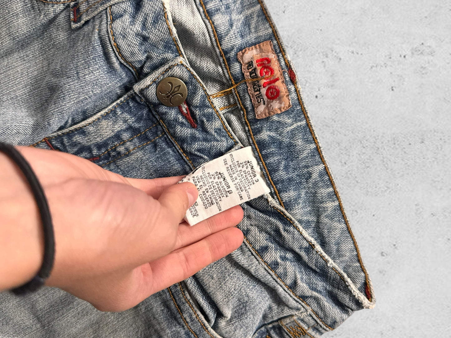 Lågmidjade jeans stl: XS