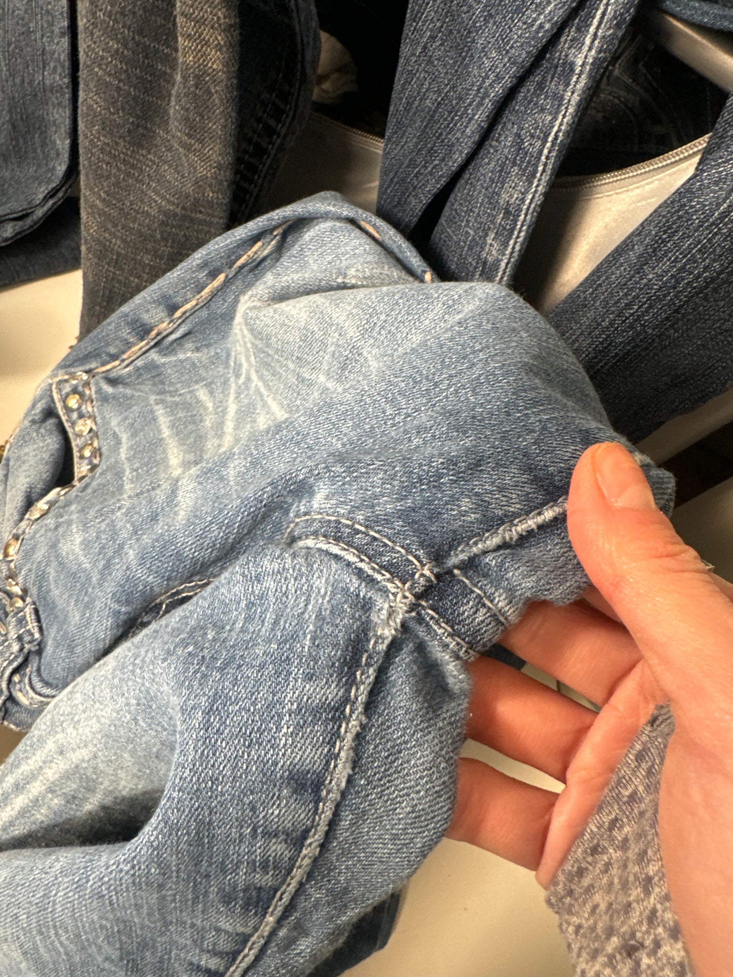 Lågmidjade jeans stl: S