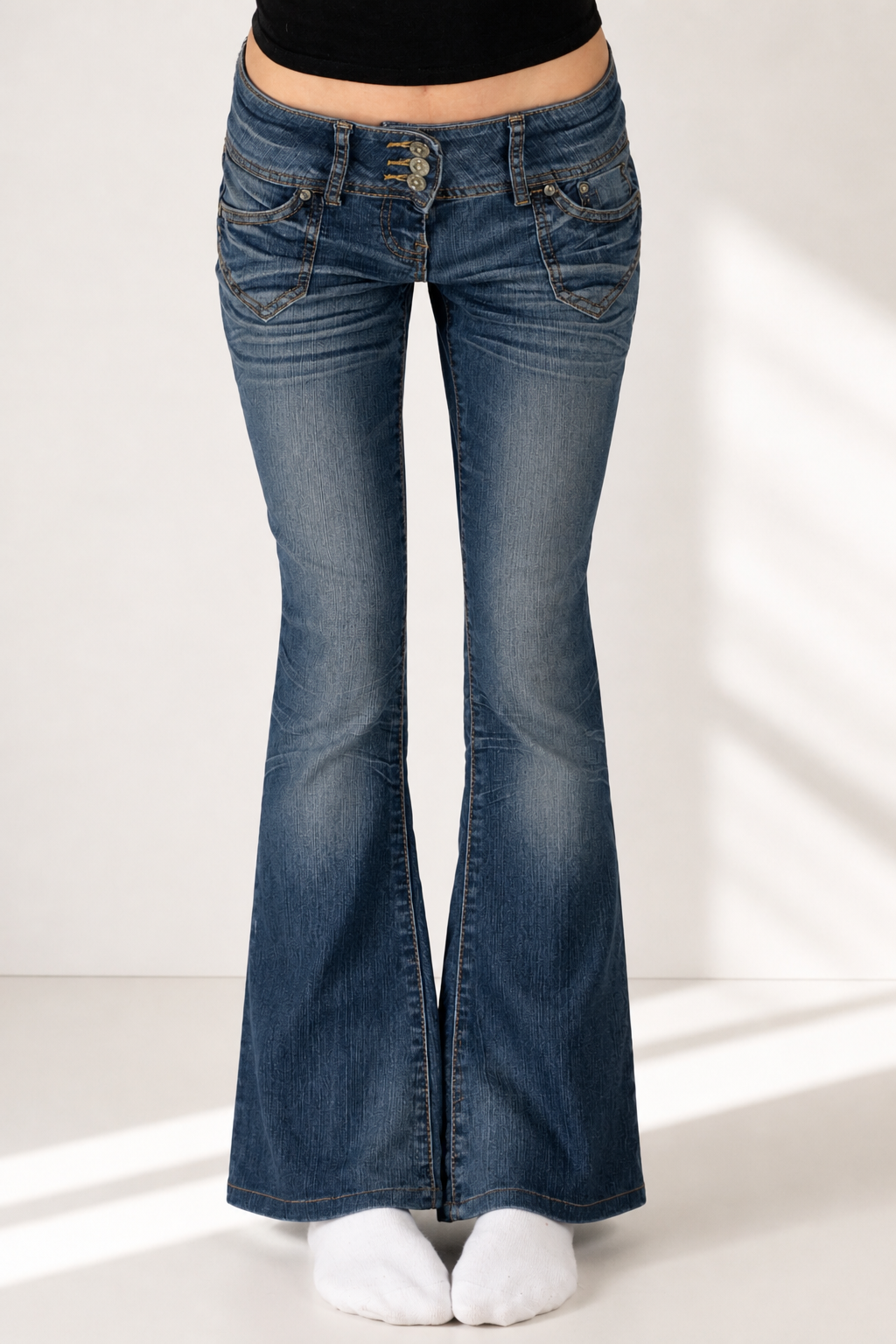 Lågmidjade jeans stl: S