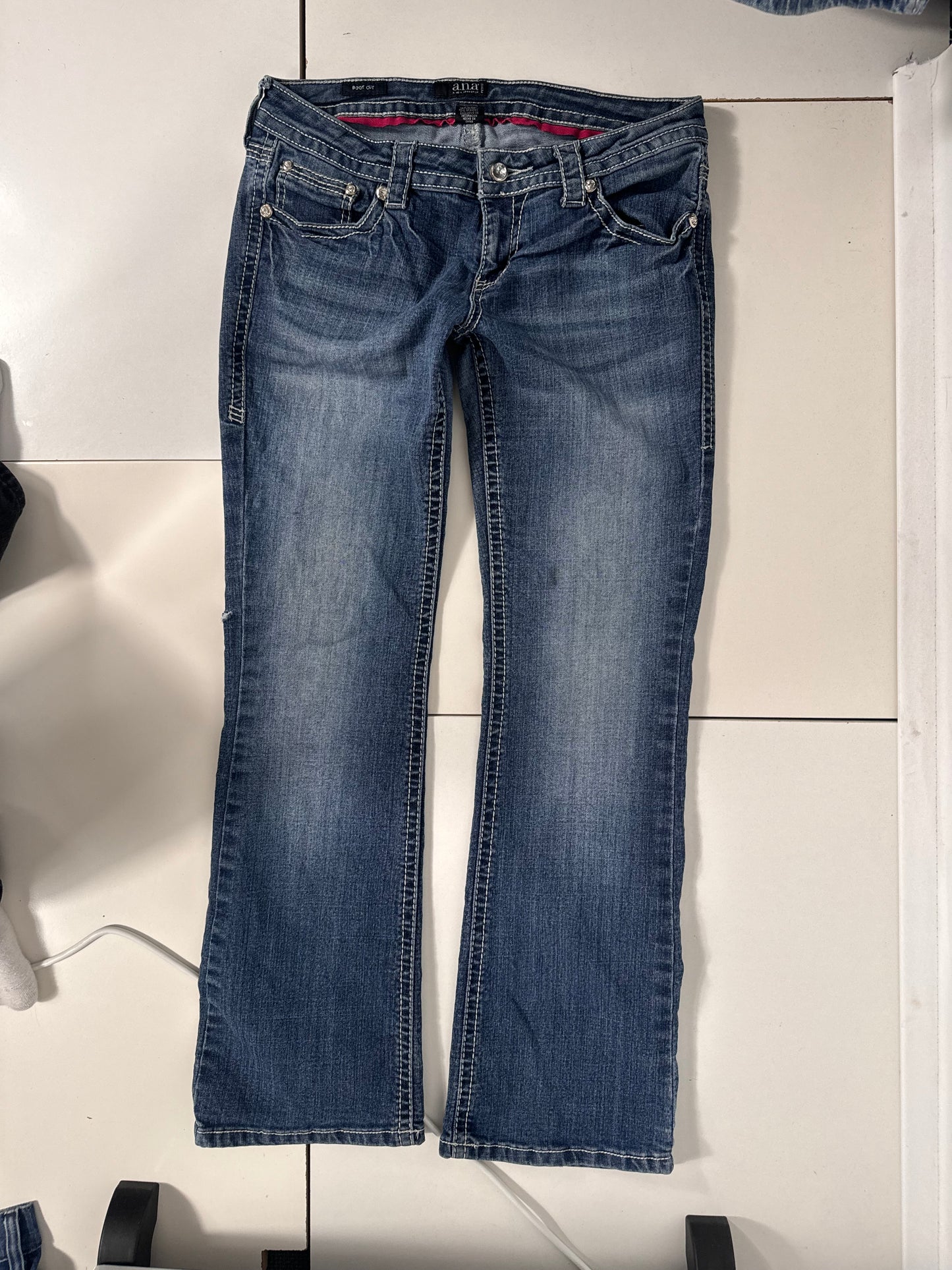Lavtaljede jeans str: S
