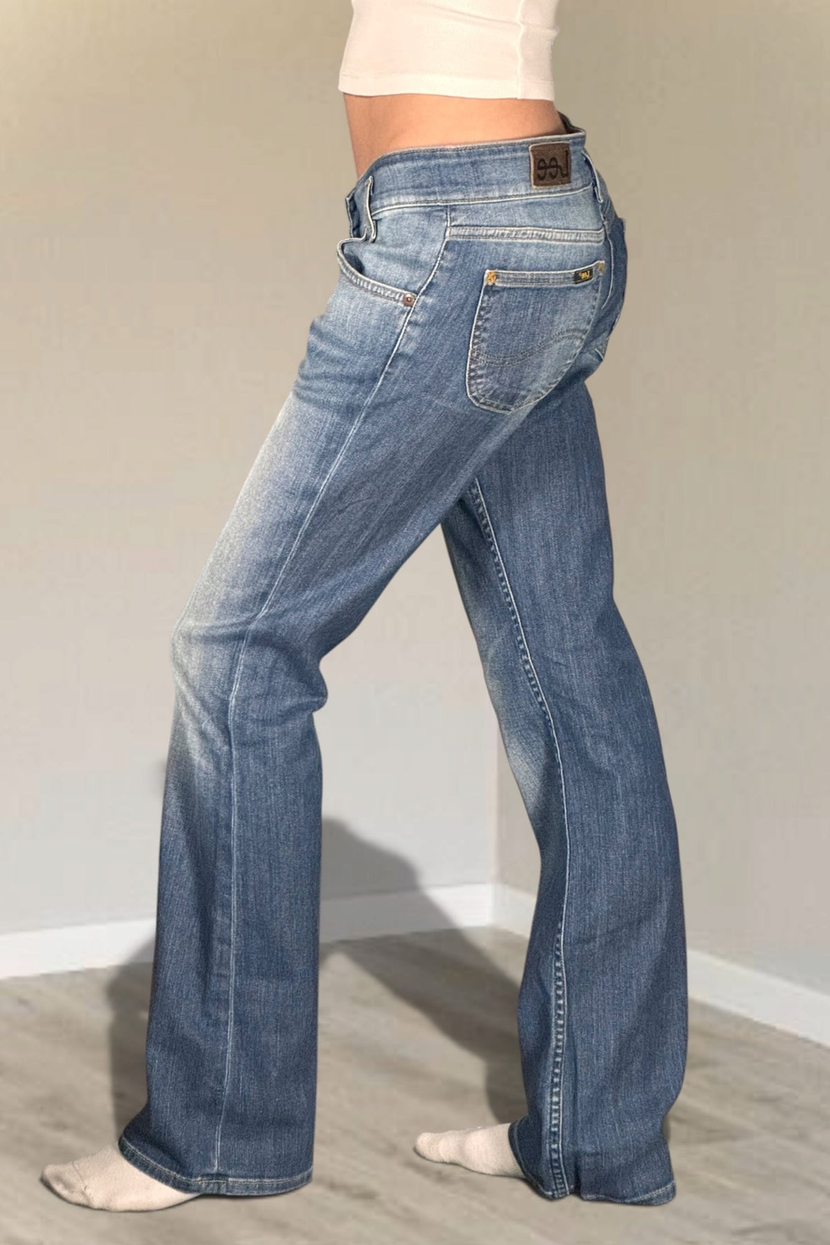 Lågmidjade jeans stl: S