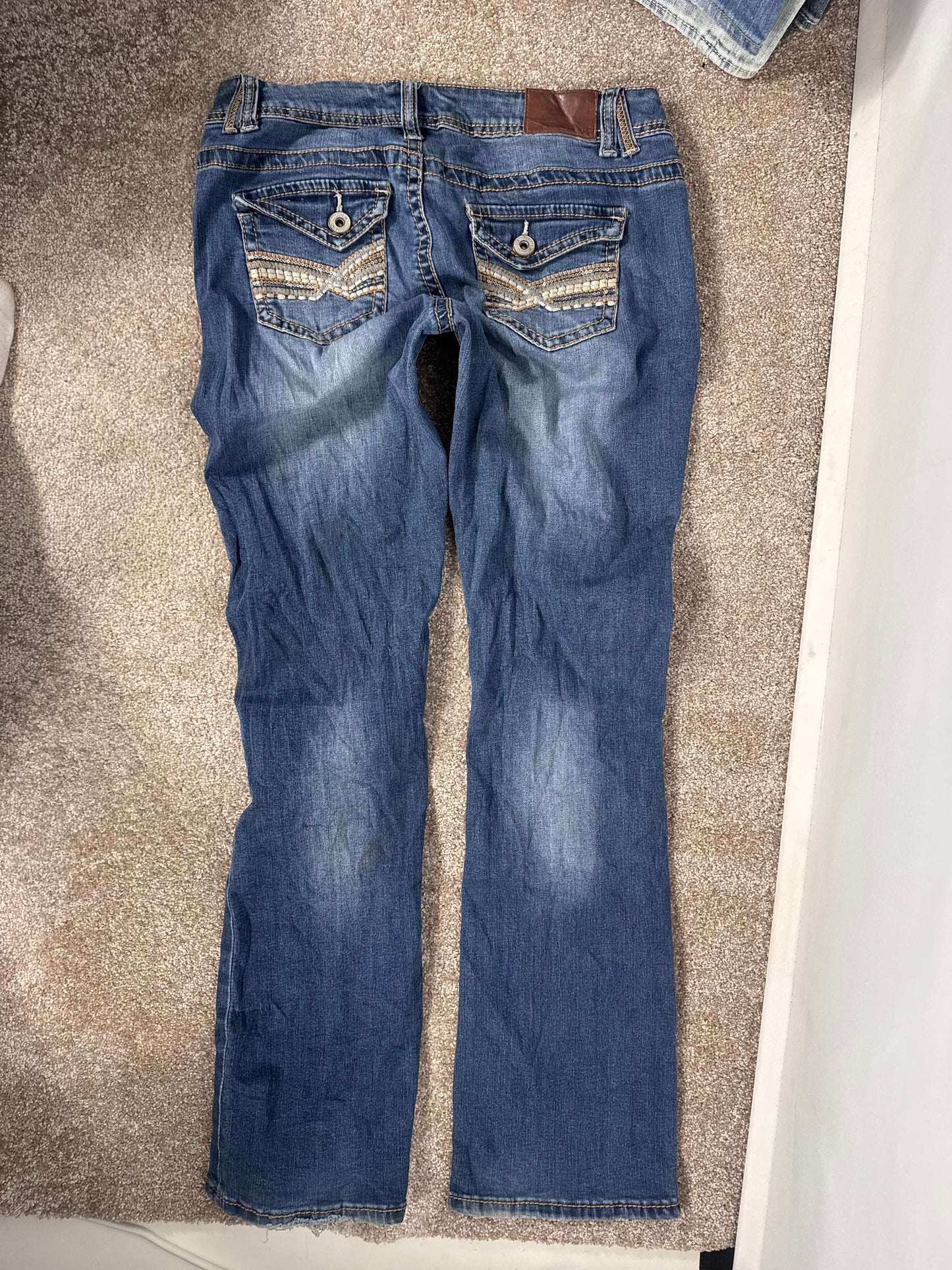 Lågmidjade jeans stl: S