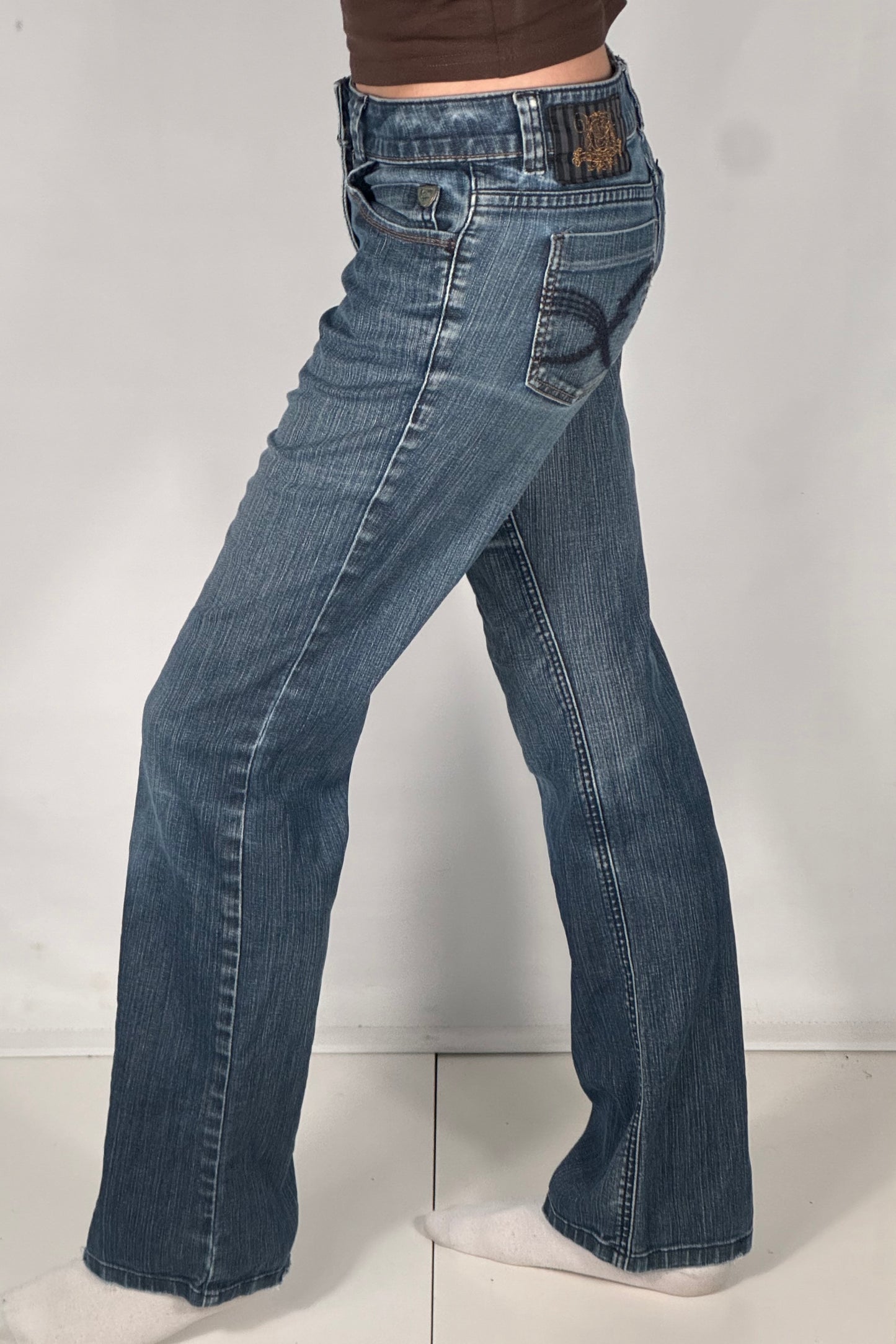 Lavt liv jeans str: XS
