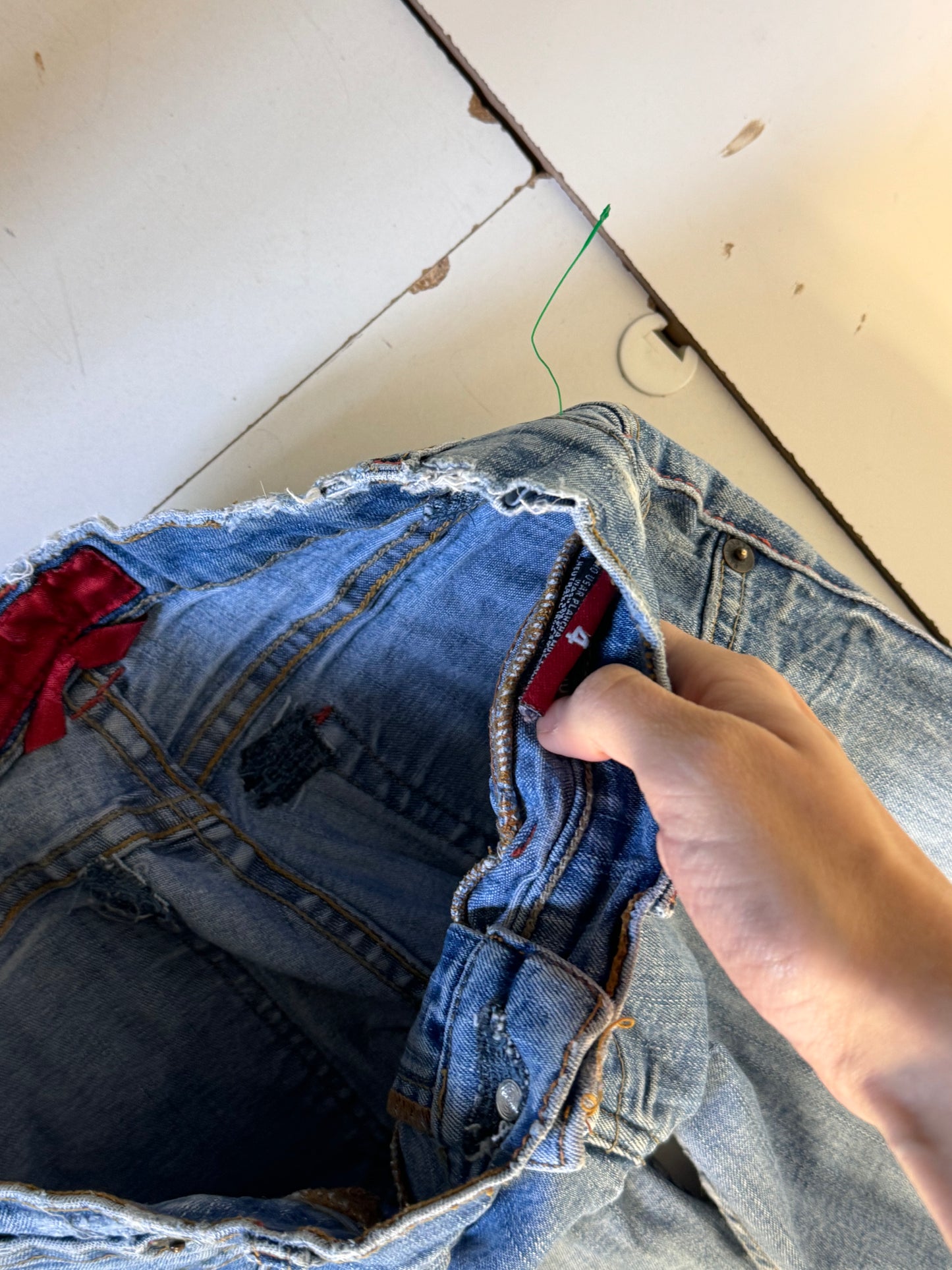 Lågmidjade jeans stl: XXXS