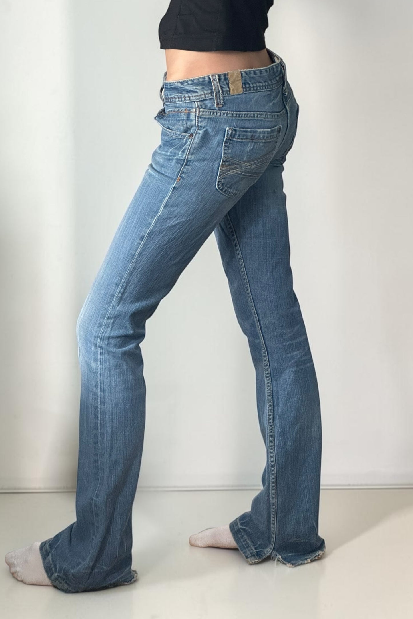 Lågmidjade jeans stl: S